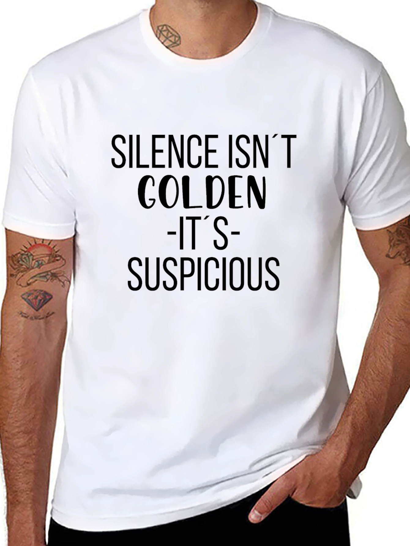 Silence Isnt Golden Funny T-Shirt