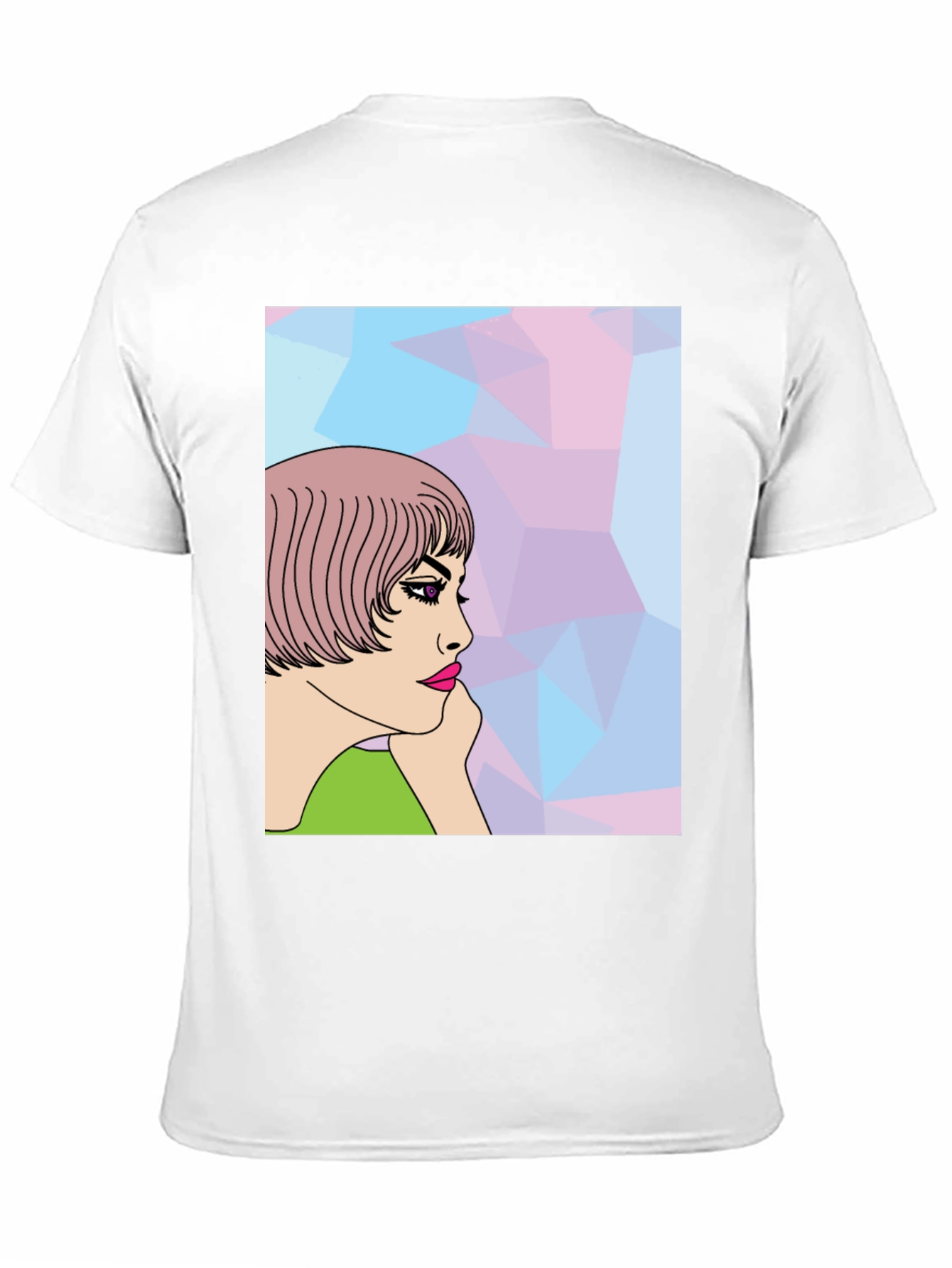 Stylish Graphic Tee - Pop Art Woman