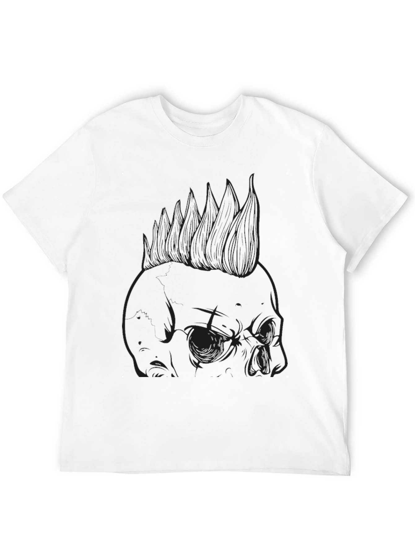 Black Skull Punk Rock Tee