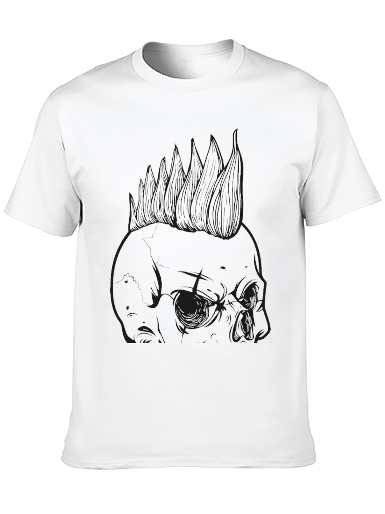 Black Skull Punk Rock Tee