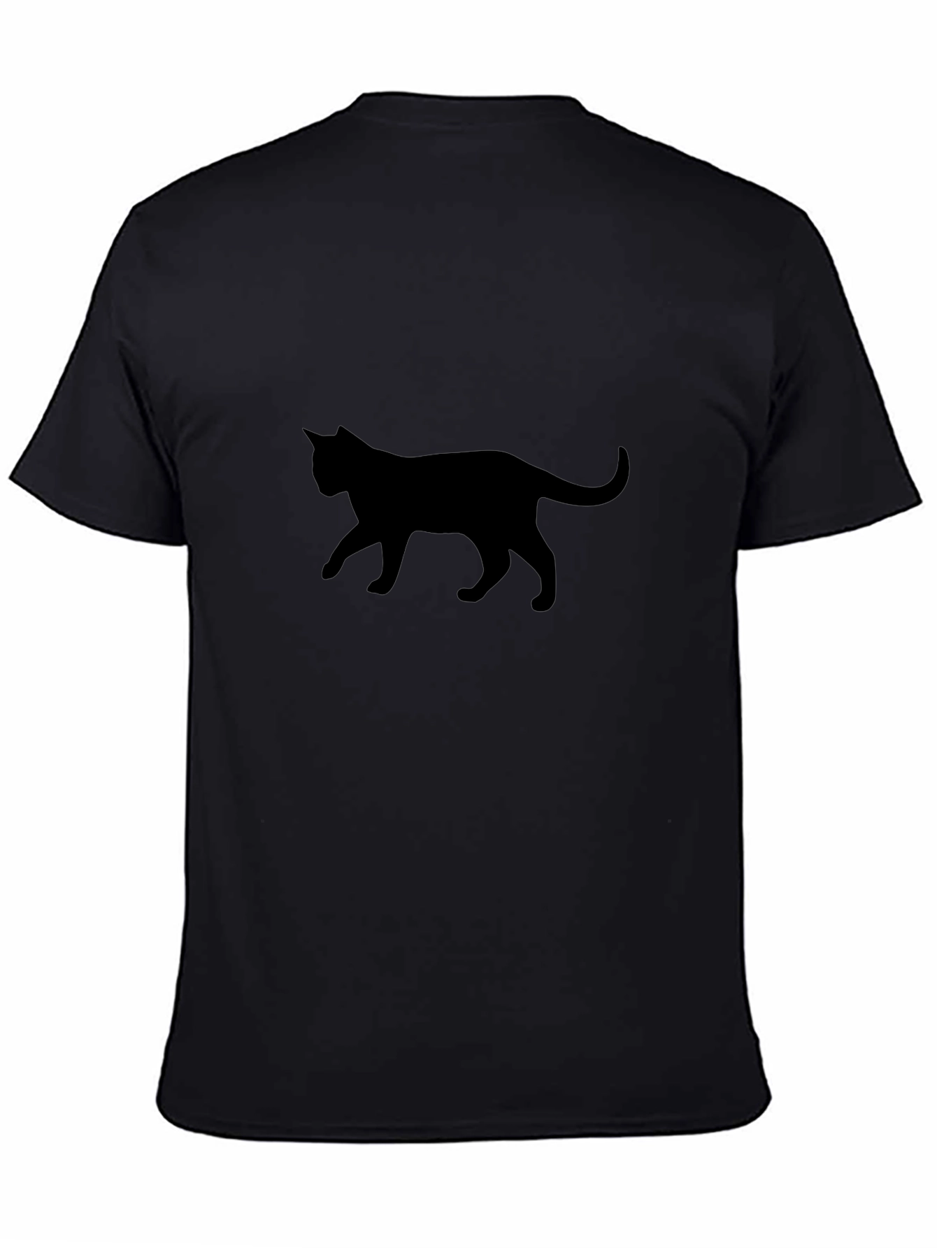 Black Cat Silhouette T-Shirt