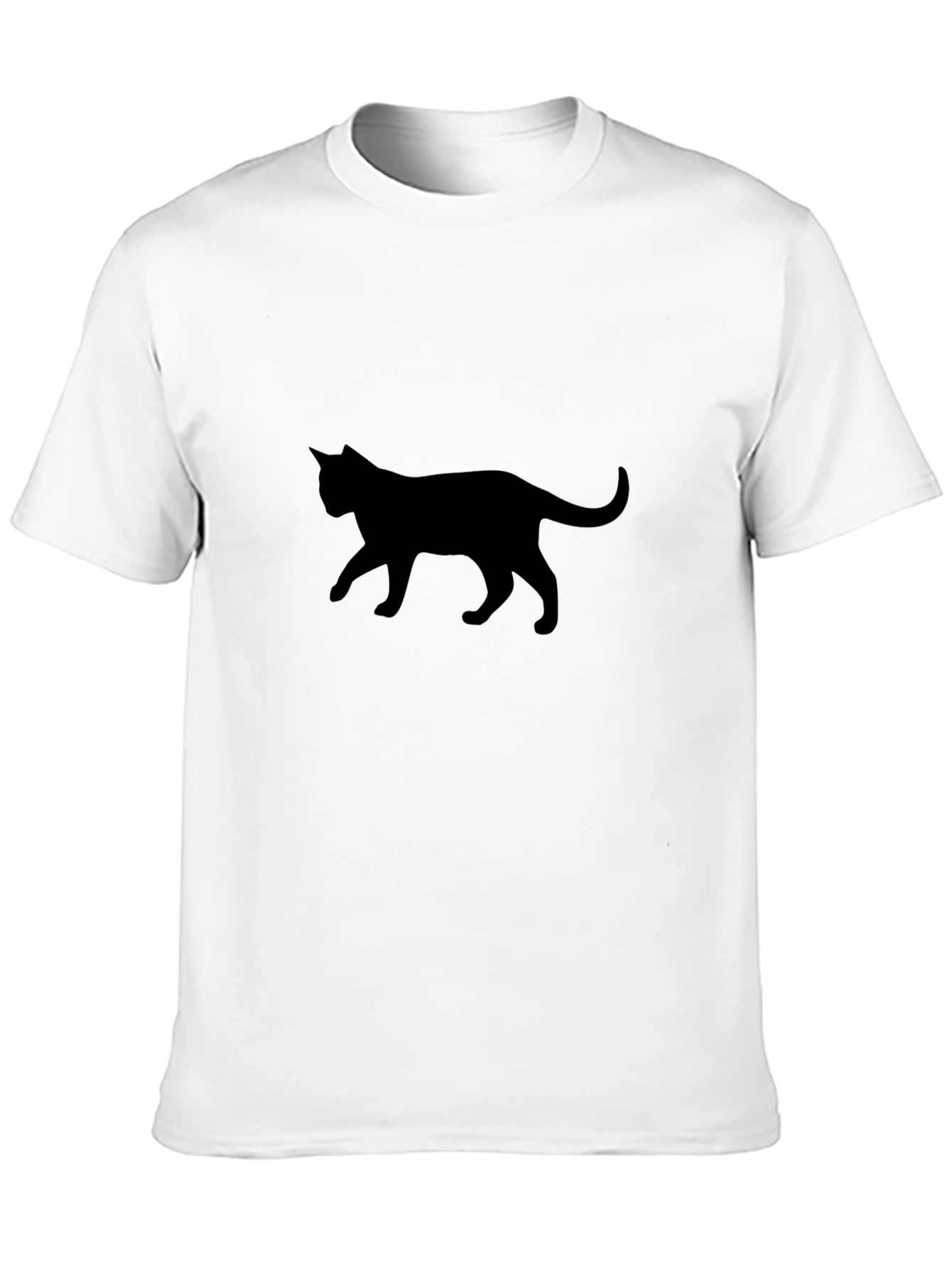 Black Cat Silhouette T-Shirt