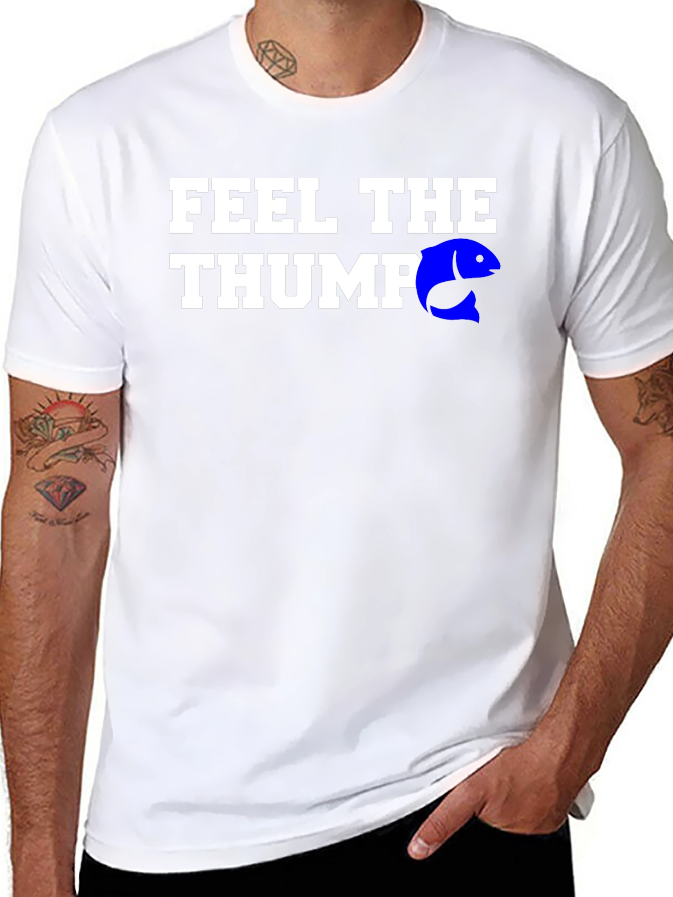 Feel the Thump Fishing T-Shirt