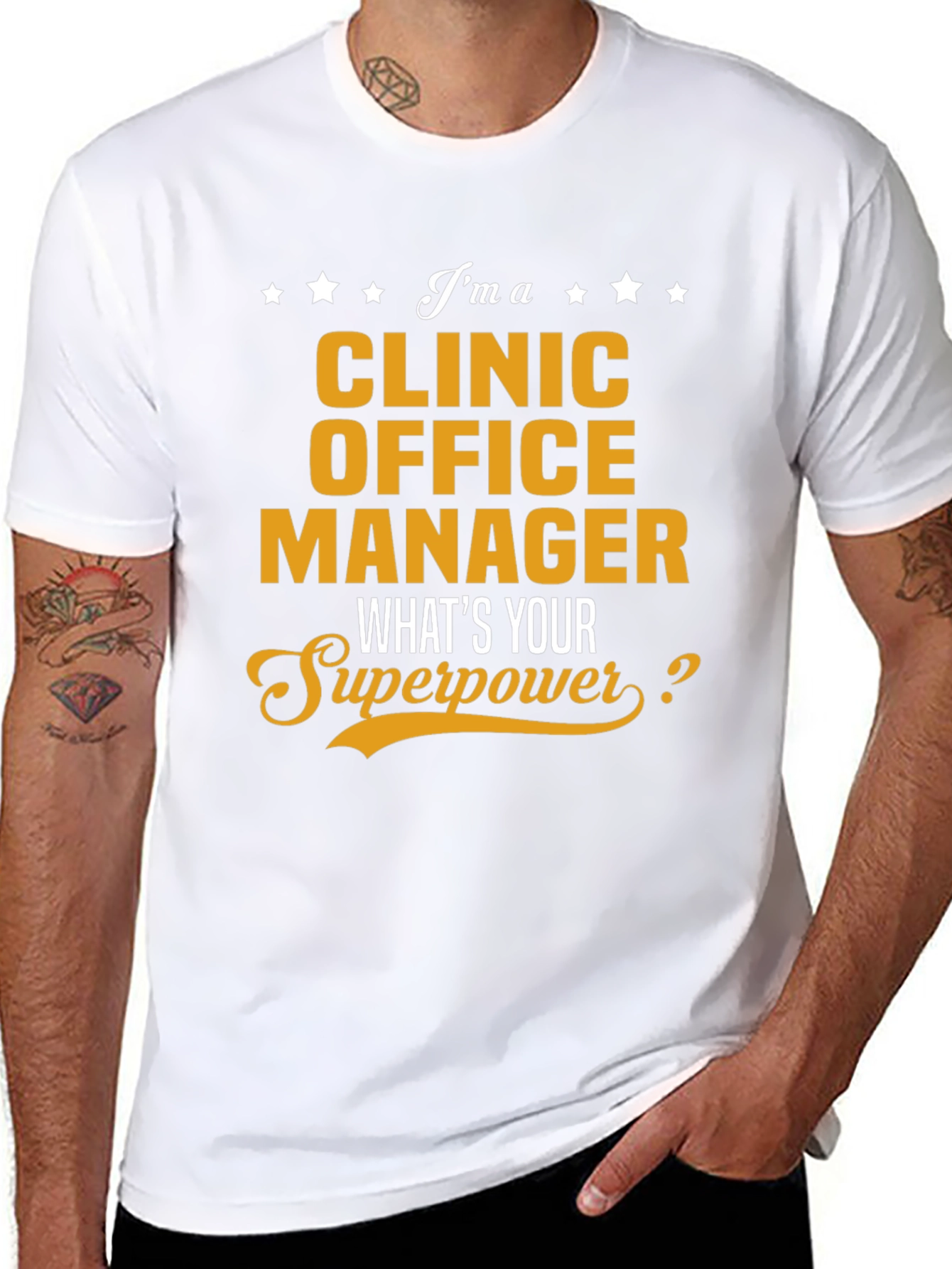 Clinic Office Manager Superpower T-Shirt