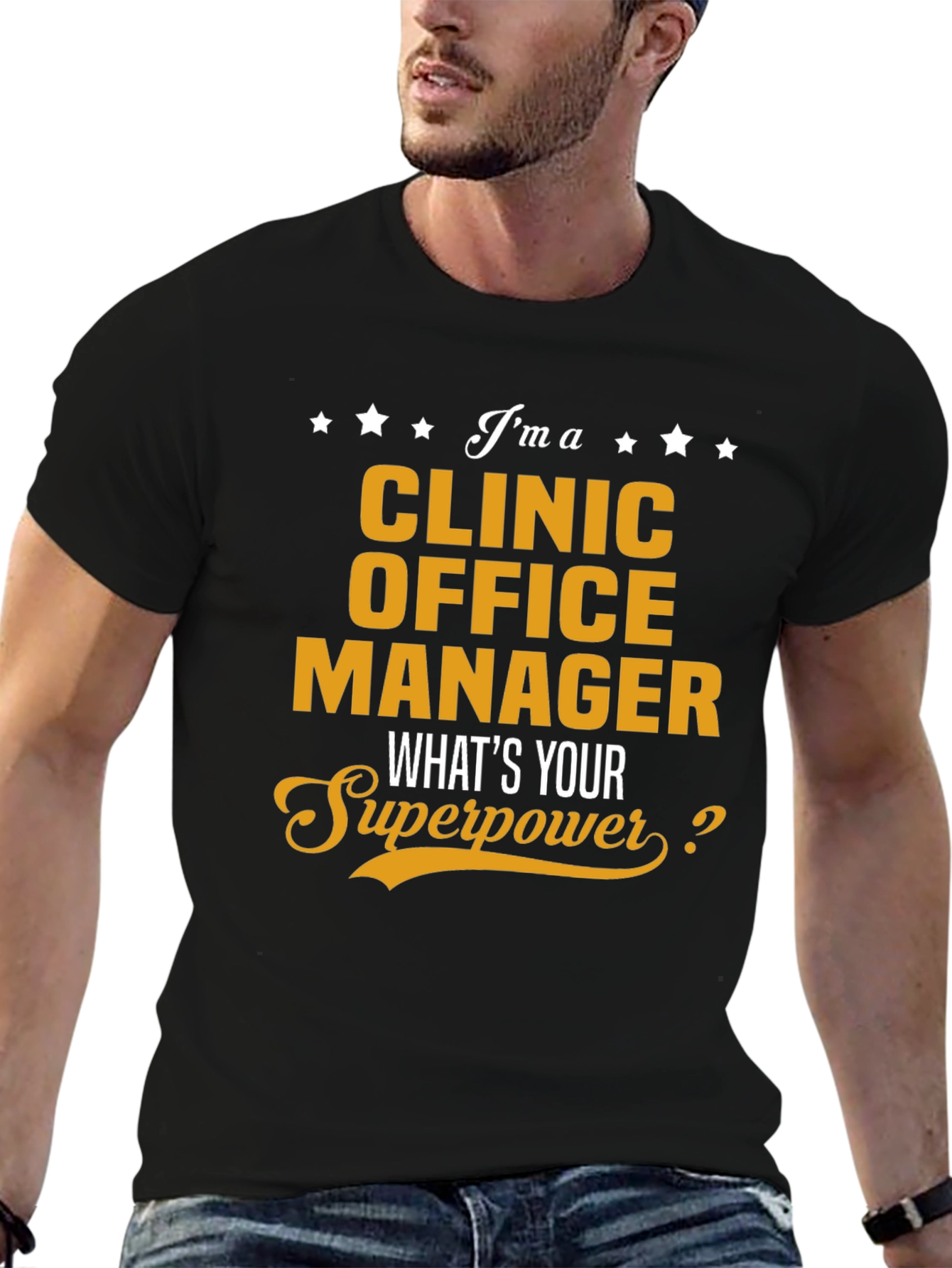 Clinic Office Manager Superpower T-Shirt