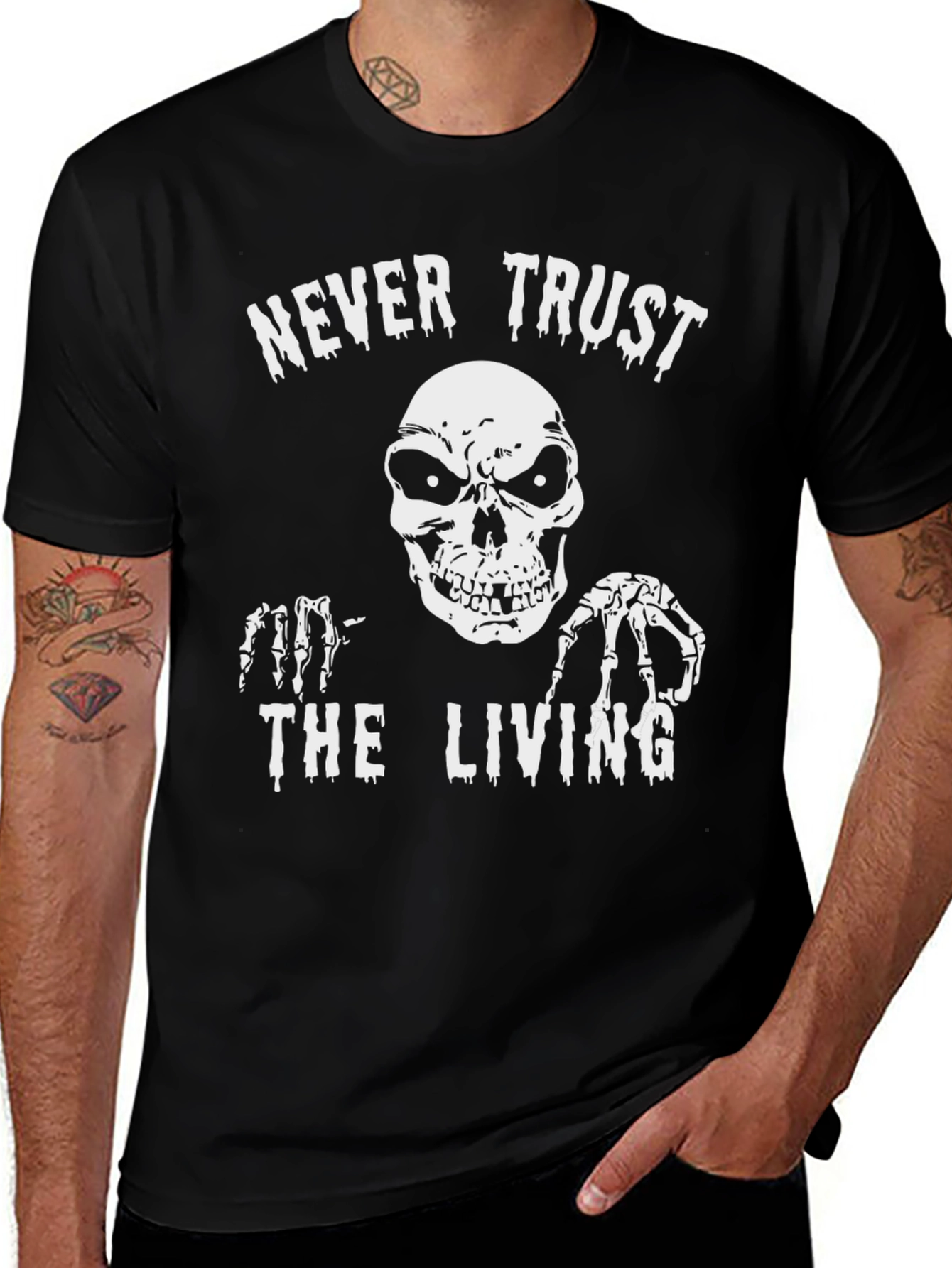 Never Trust the Living Graphic T-Shirt