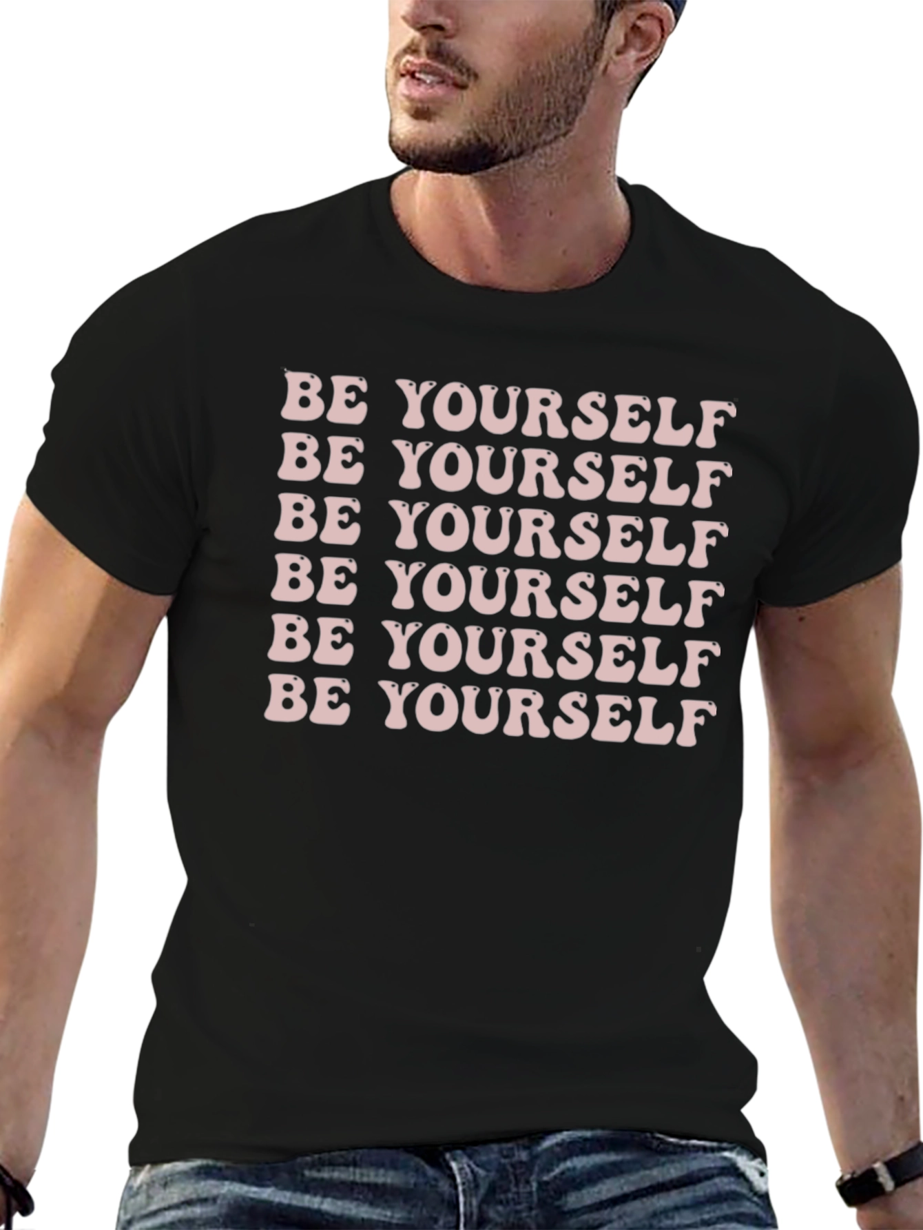Be Yourself Graphic Tee - Positive Message T-Shirt