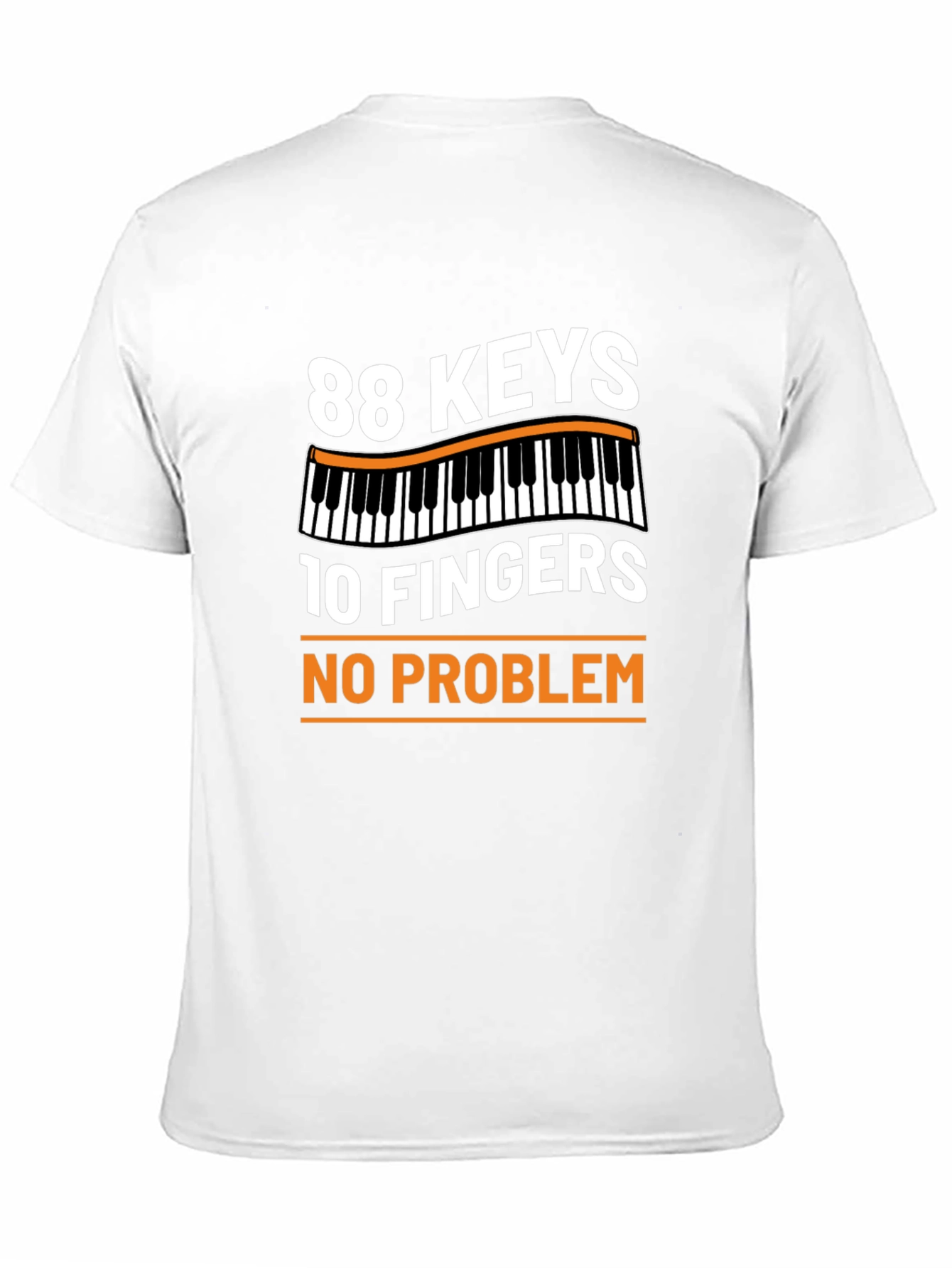 88 Keys 10 Fingers No Problem Graphic Tee