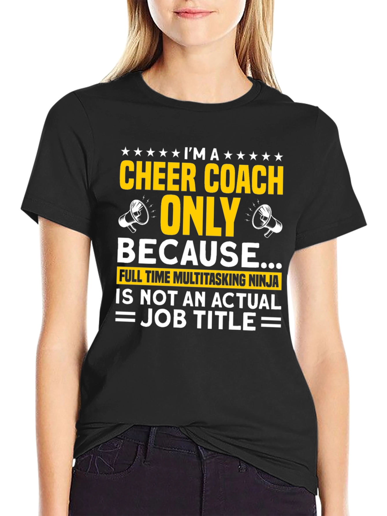 Cheer Coach T-Shirt: Full-Time Multitasking Ninja