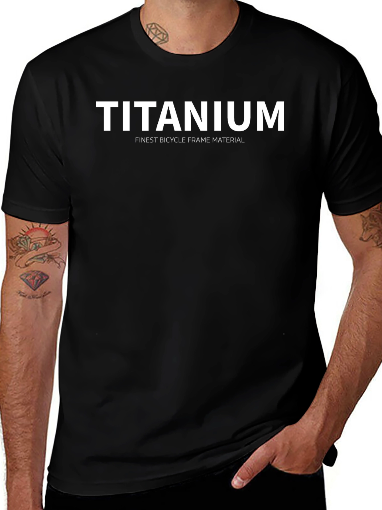 Titanium Finest Bicycle Frame Material T-Shirt