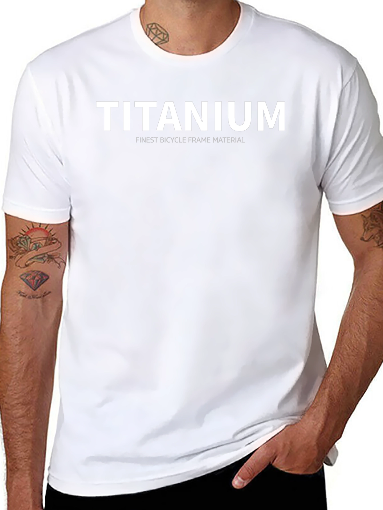 Titanium Finest Bicycle Frame Material T-Shirt