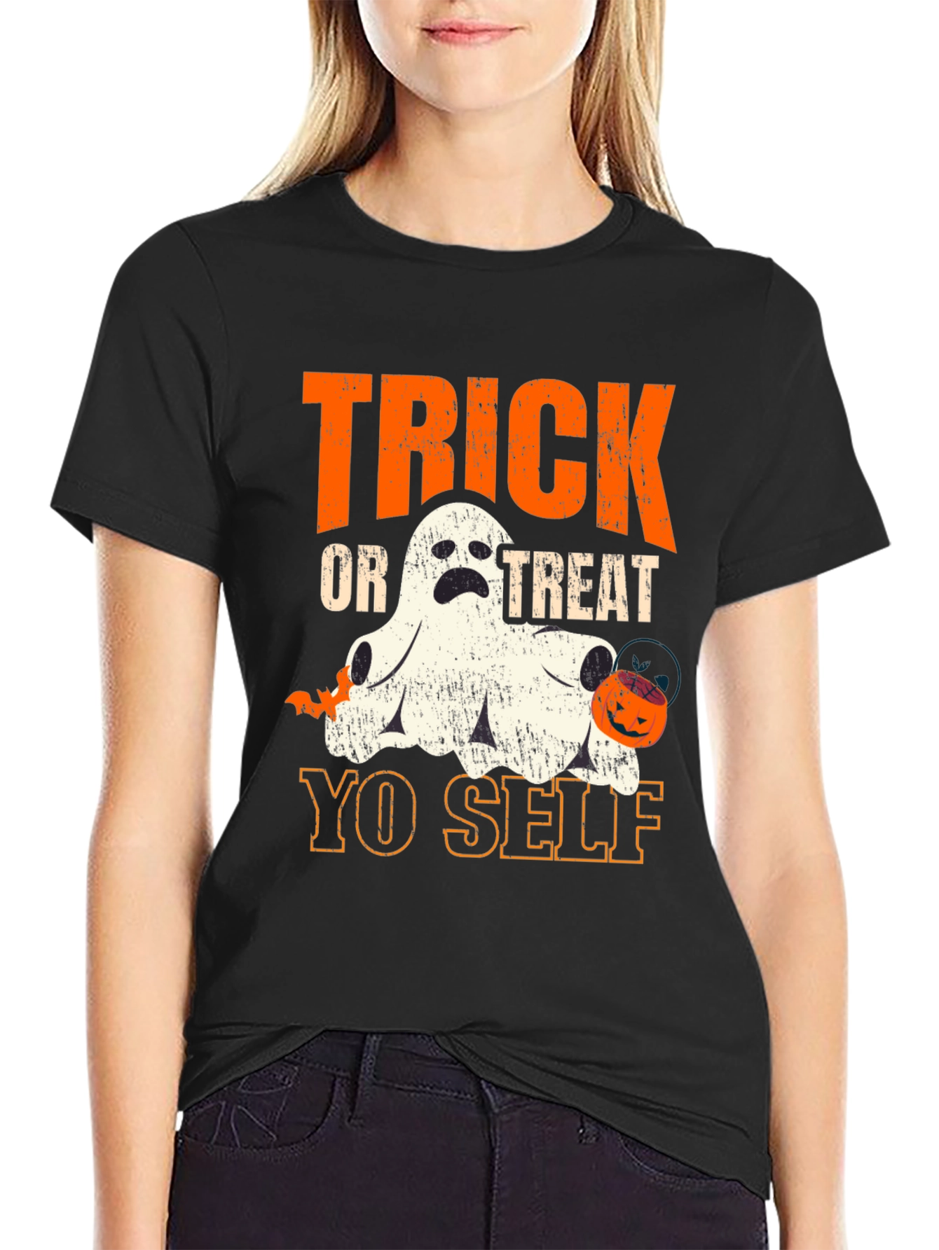 Trick or Treat Yo Self Halloween T-Shirt