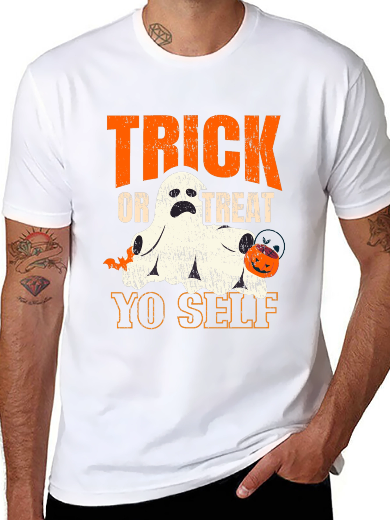 Trick or Treat Yo Self Halloween T-Shirt
