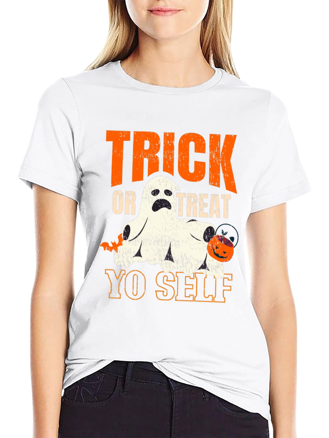 Trick or Treat Yo Self Halloween T-Shirt