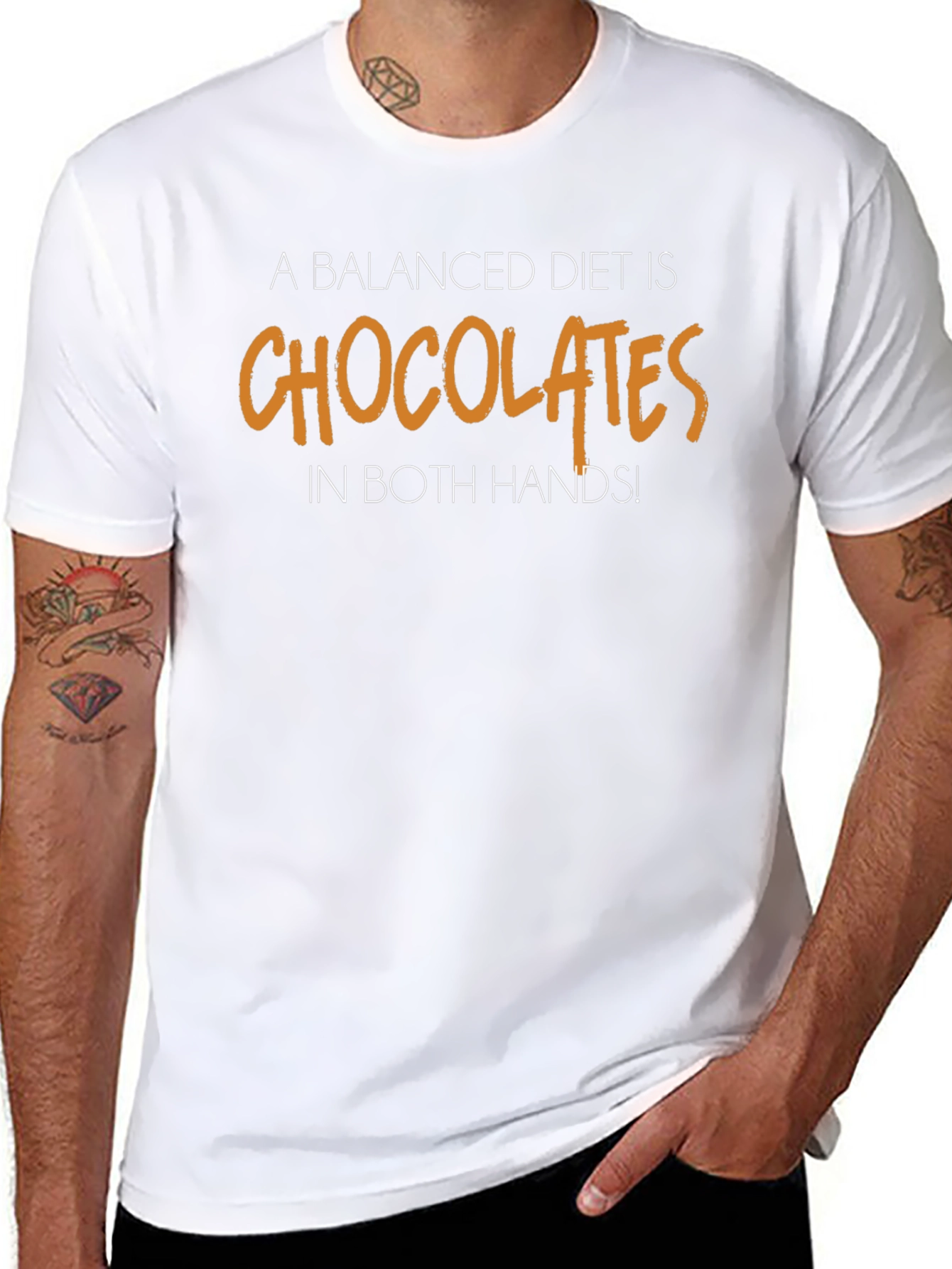 Chocolate Diet T-Shirt - Funny Foodie Tee