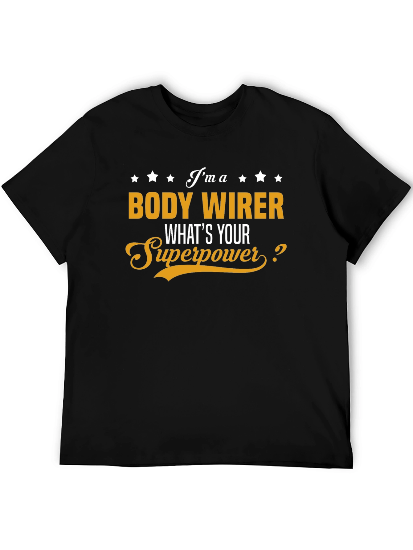 Body Wirer Superpower T-Shirt - Black