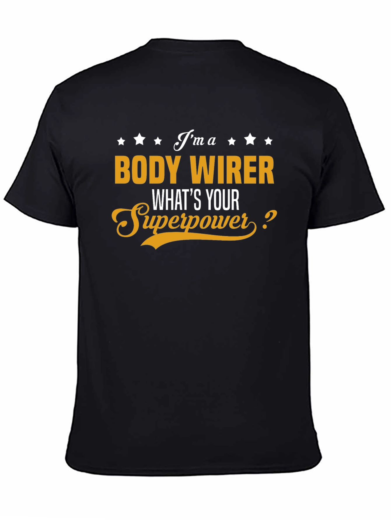 Body Wirer Superpower T-Shirt - Black
