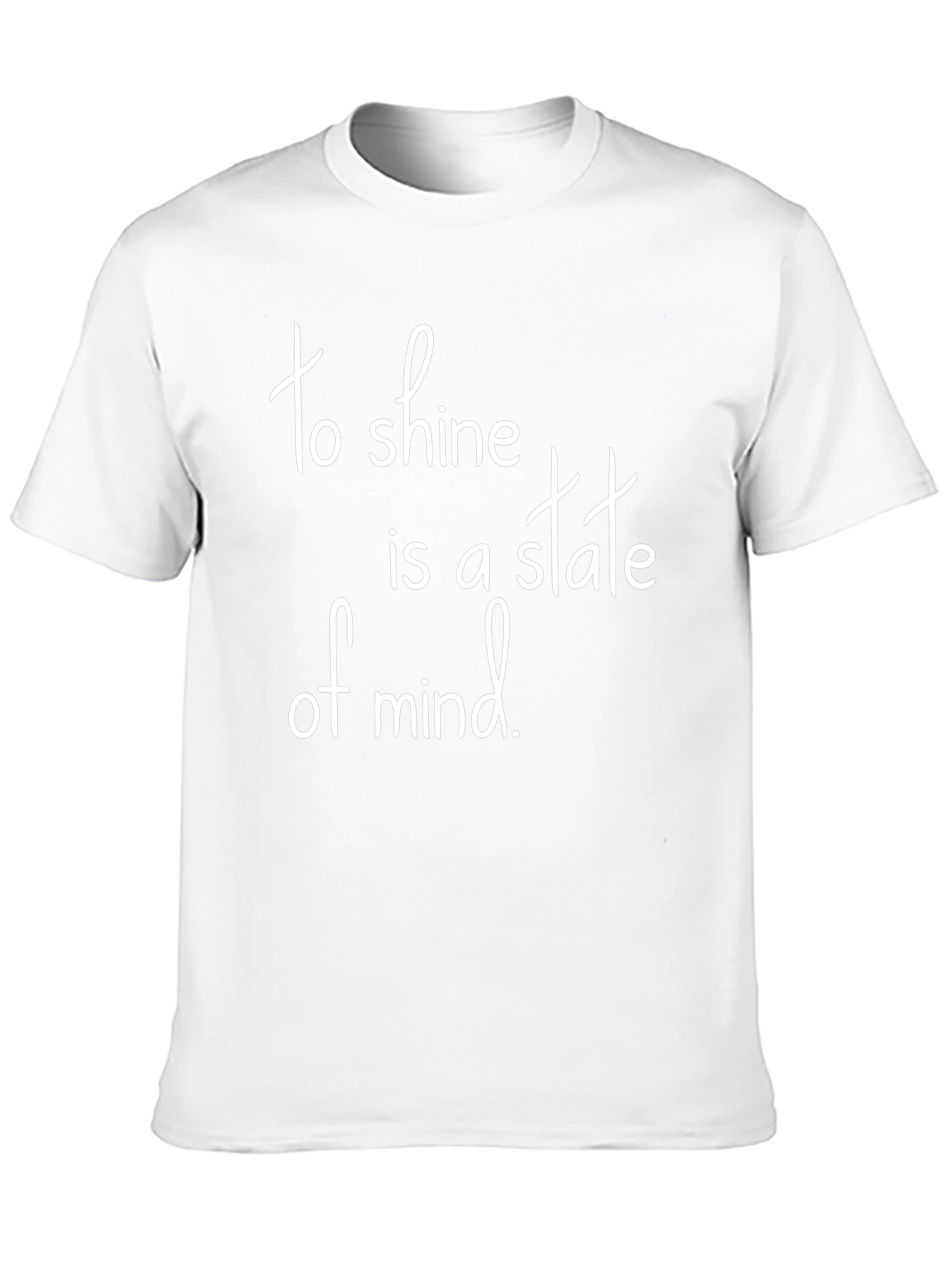 To Shine Is A State of Mind Black T-Shirt