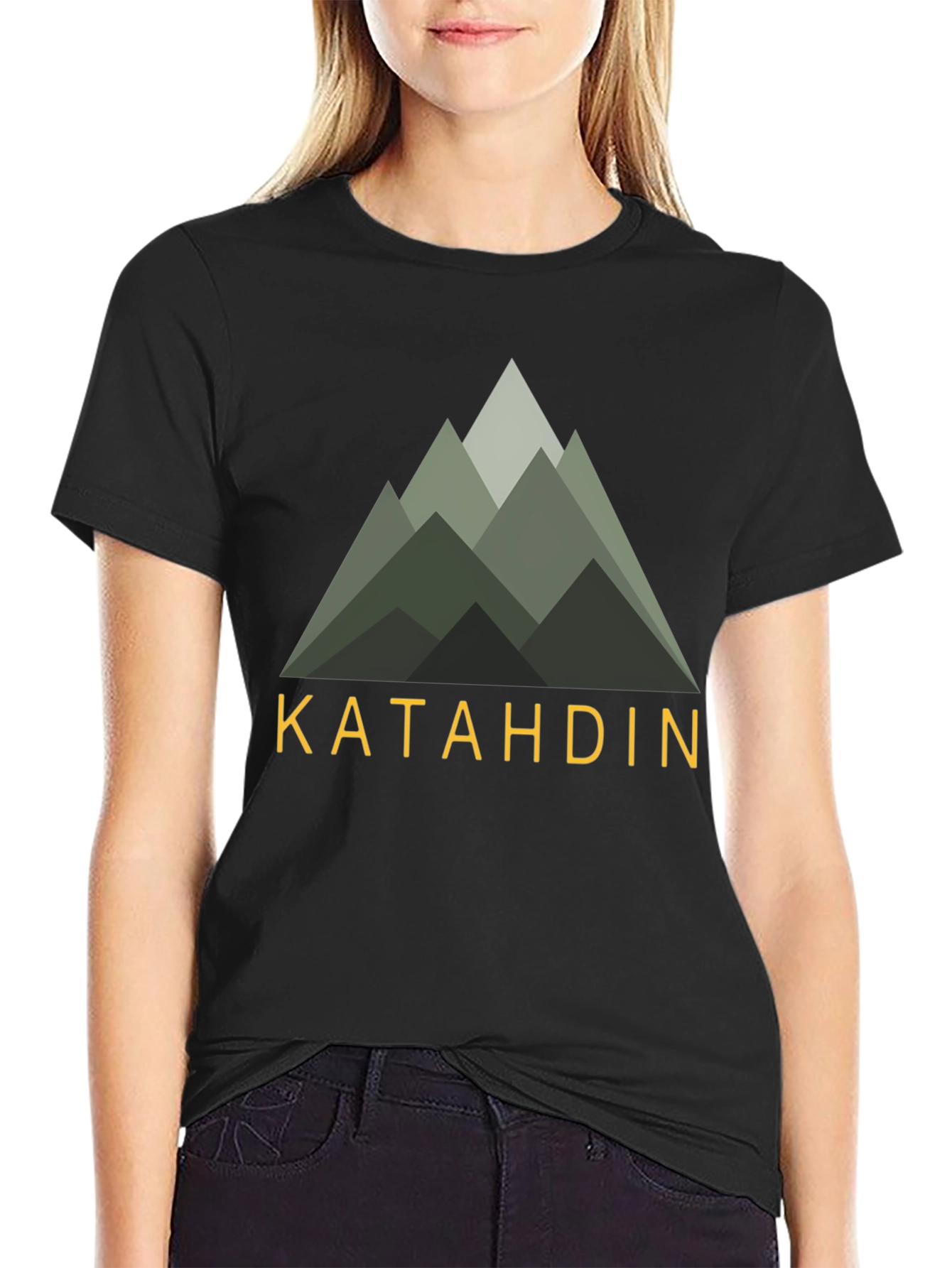 Katahdin Mountain Graphic T-Shirt - Nature Inspired Apparel