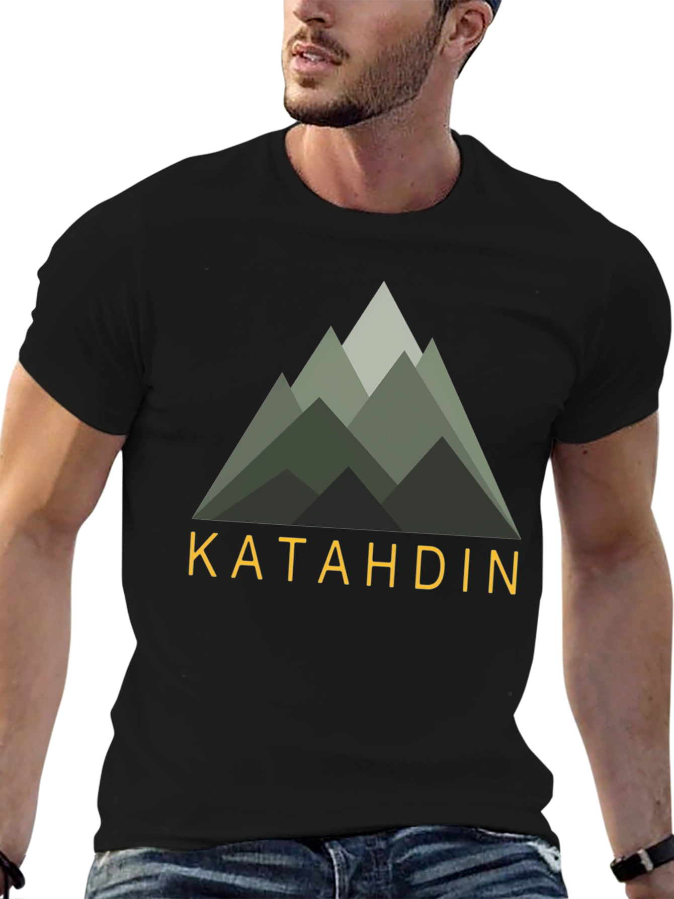 Katahdin Mountain Graphic T-Shirt - Nature Inspired Apparel