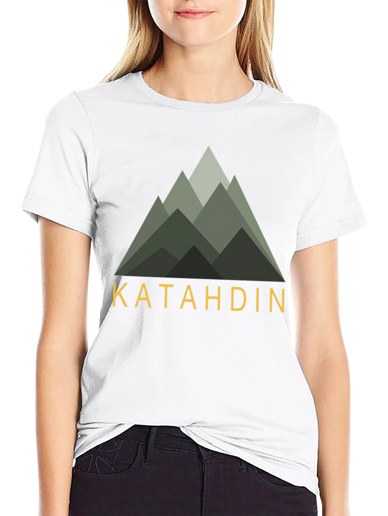 Katahdin Mountain Graphic T-Shirt - Nature Inspired Apparel