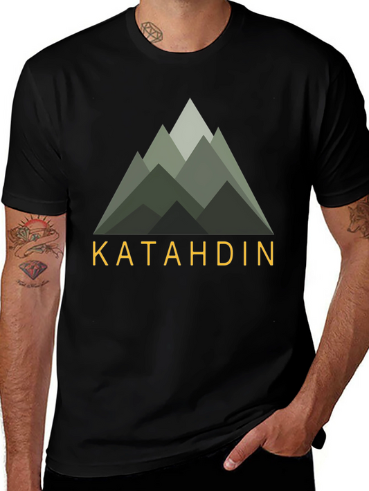 Katahdin Mountain Graphic T-Shirt - Nature Inspired Apparel