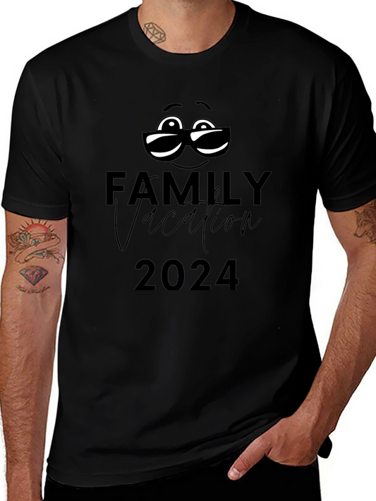 Family Vacation 2024 T-Shirt - Novelty Holiday Tee