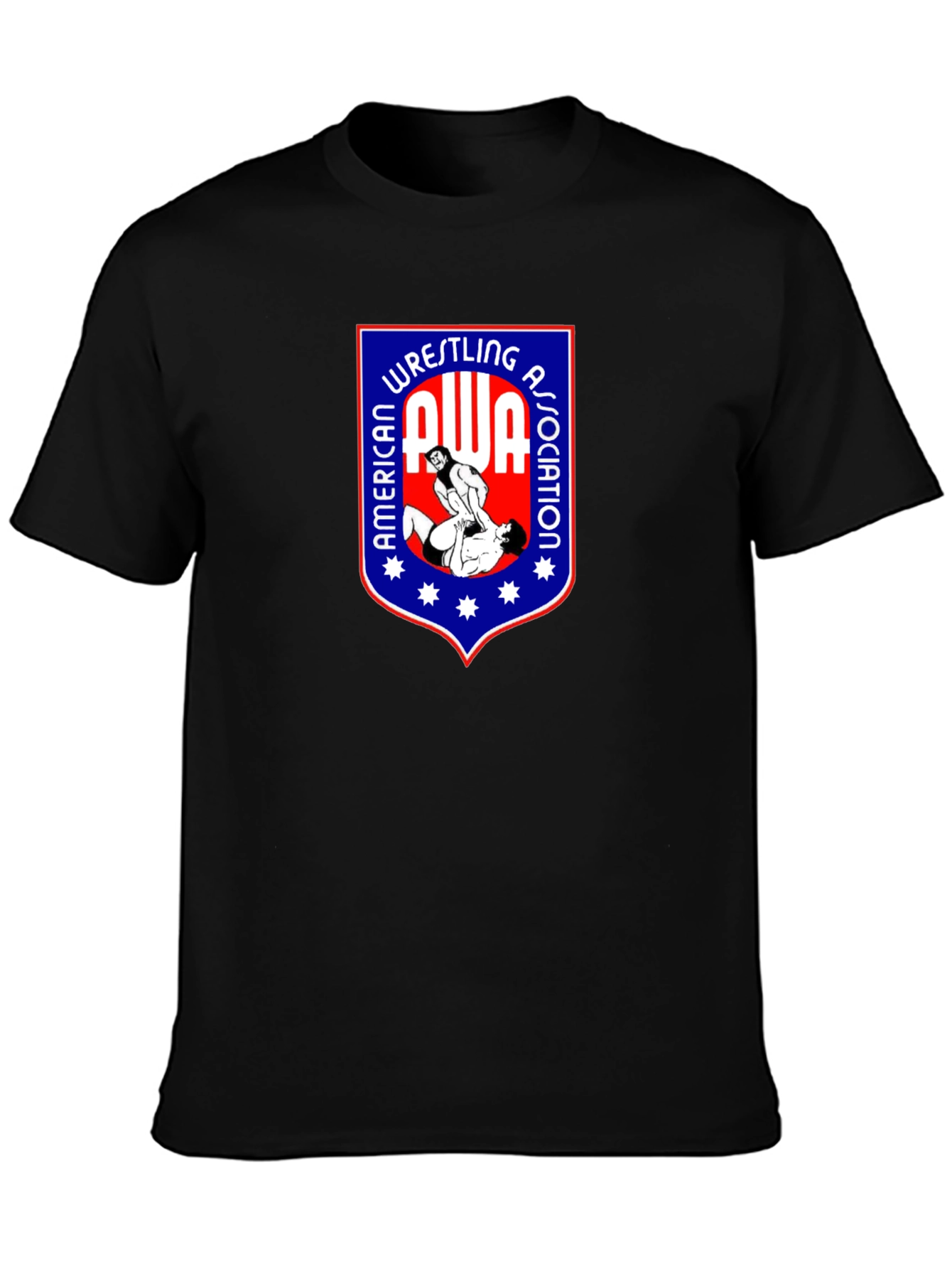 AWA Wrestling T-Shirt - Classic Retro Design