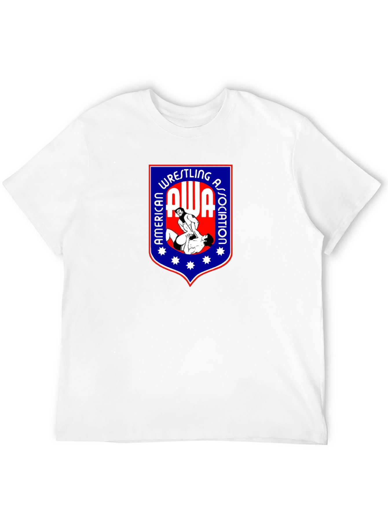 AWA Wrestling T-Shirt - Classic Retro Design