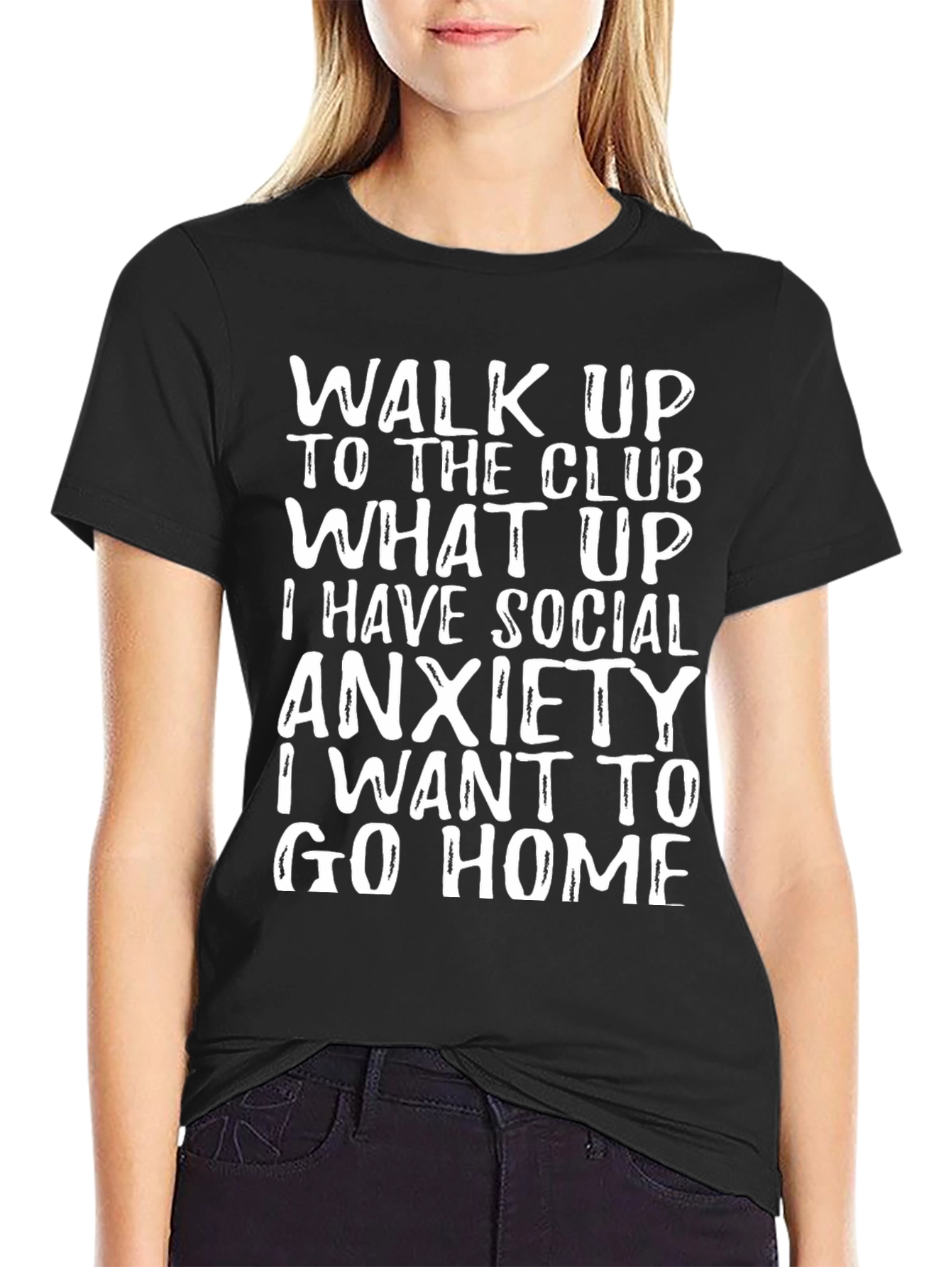 Social Anxiety T-Shirt - Funny Slogan Tee
