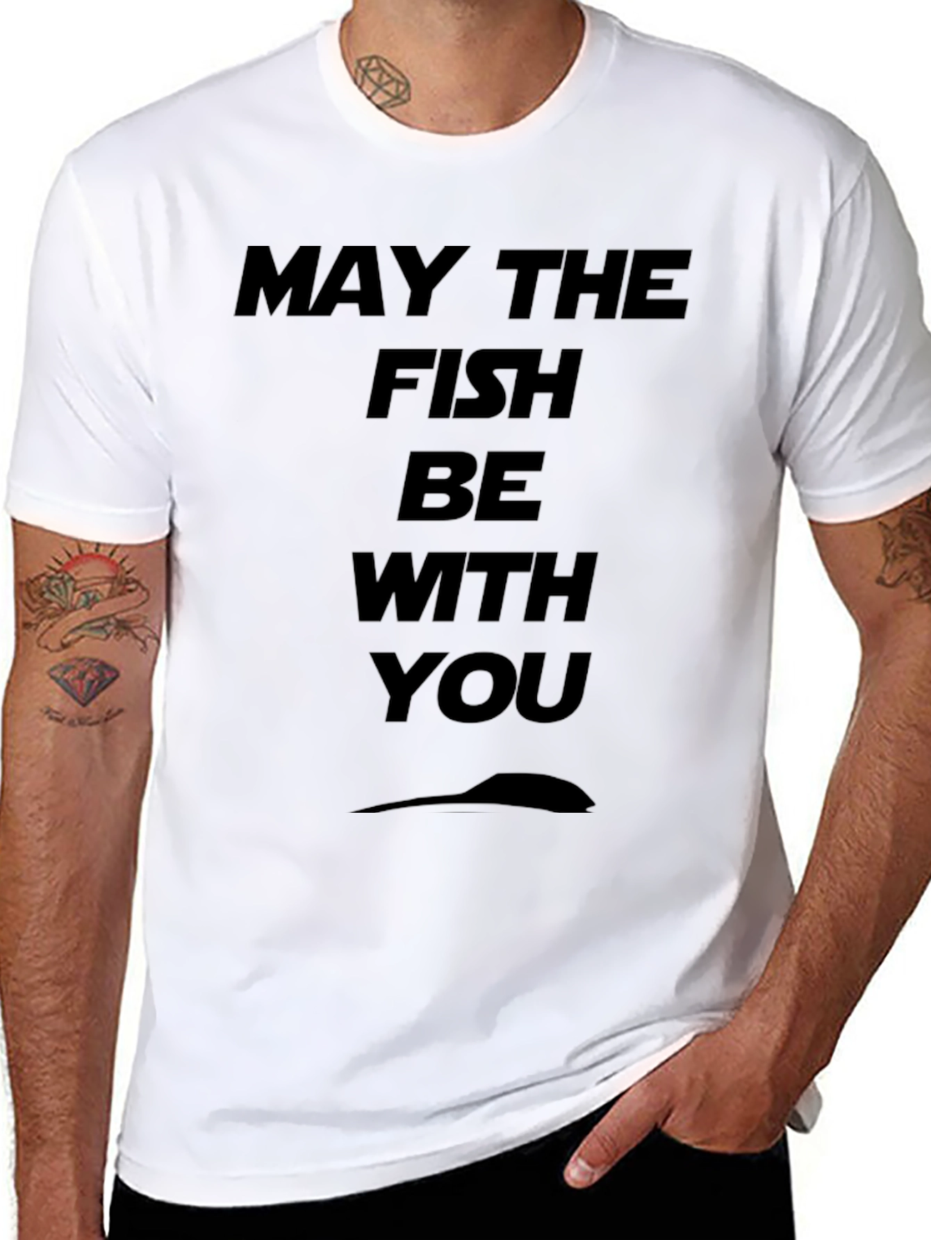 May The Fish Be With You T-Shirt