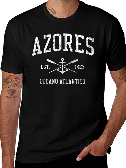 Azores Est. 1427 Black T-Shirt
