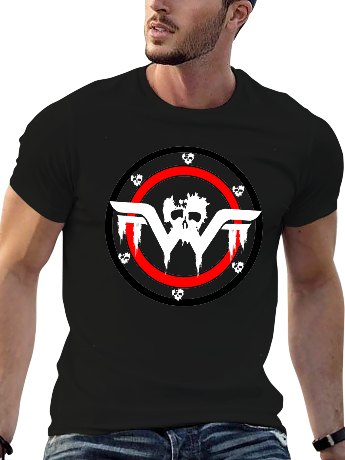 Skull Graphic Black T-Shirt