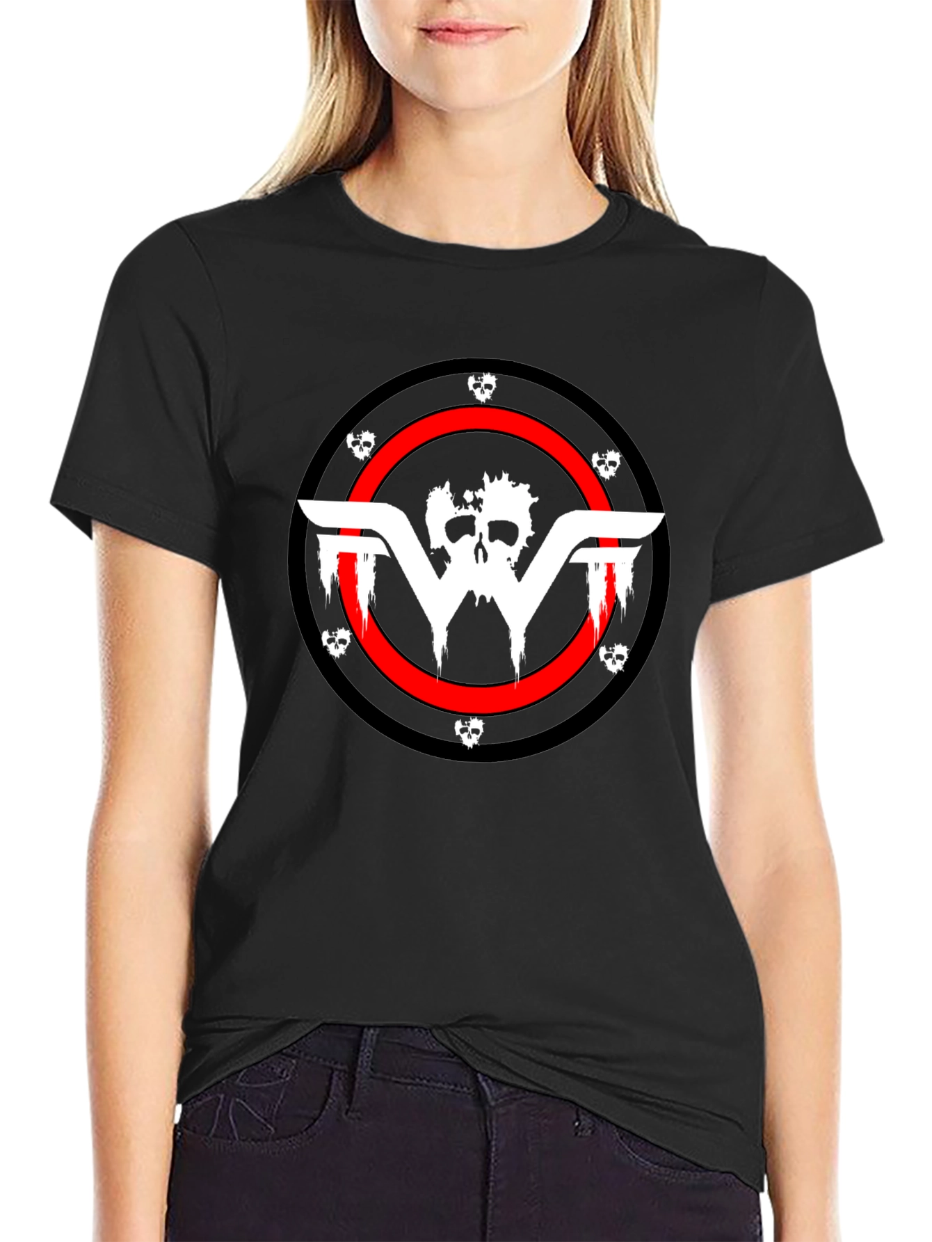 Skull Graphic Black T-Shirt