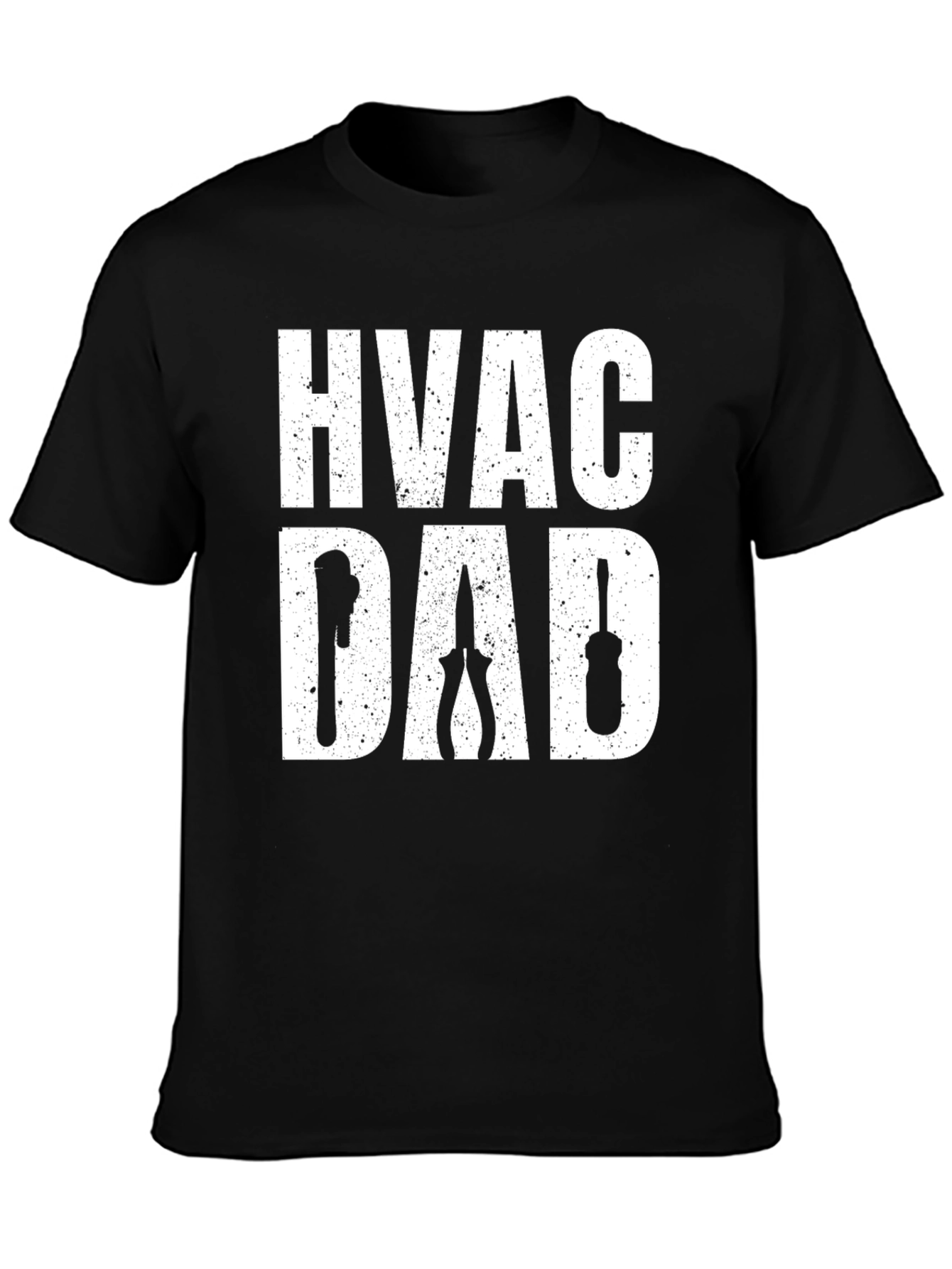 HVAC Dad Graphic T-Shirt - Black