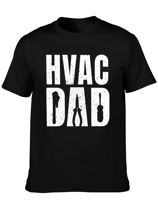 HVAC Dad Graphic T-Shirt - Black
