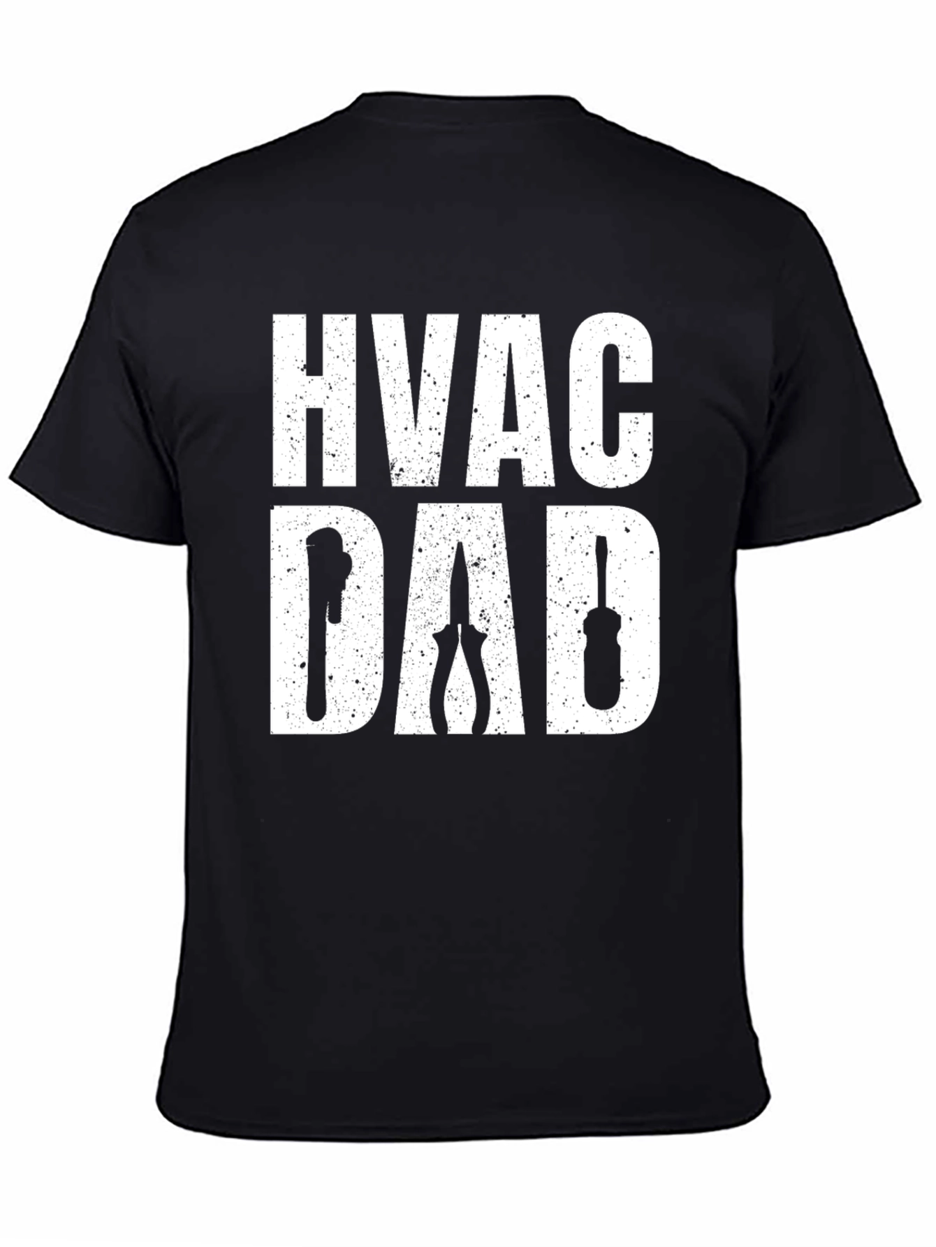 HVAC Dad Graphic T-Shirt - Black