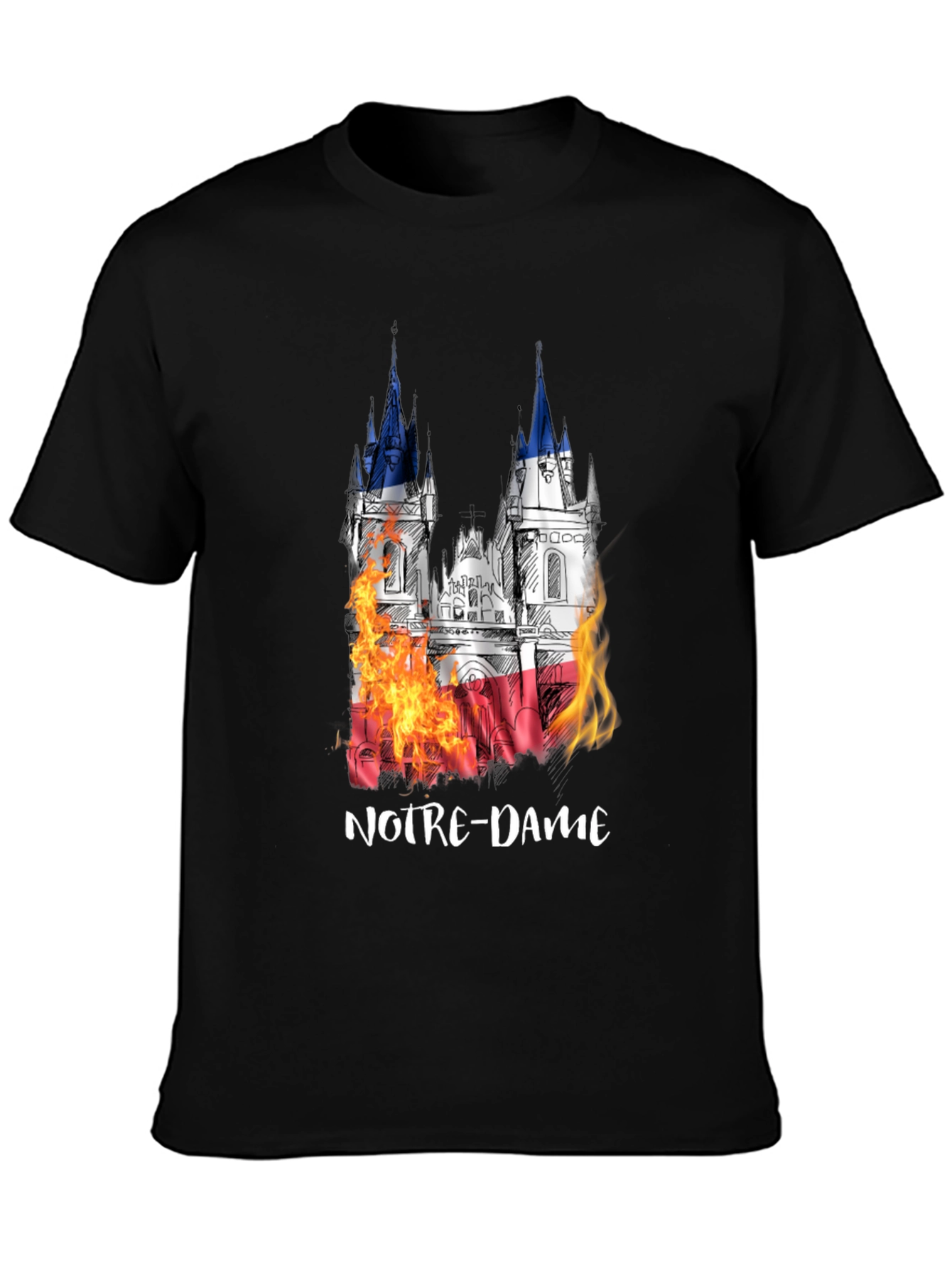 Notre Dame Cathedral Graphic Tee