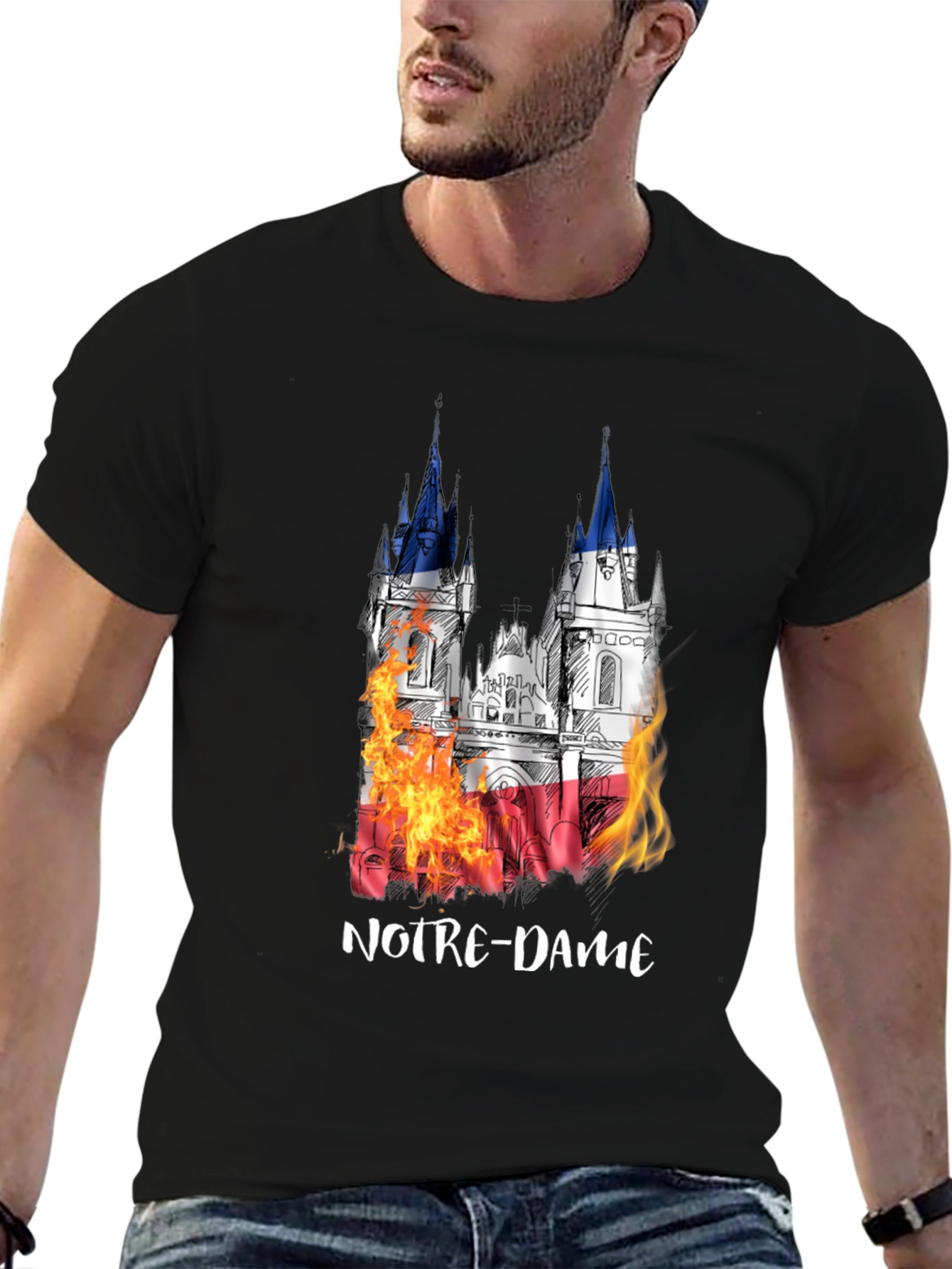 Notre Dame Cathedral Graphic Tee