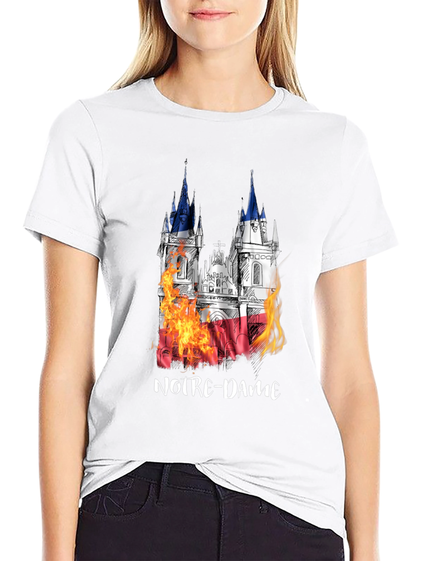 Notre Dame Cathedral Graphic Tee