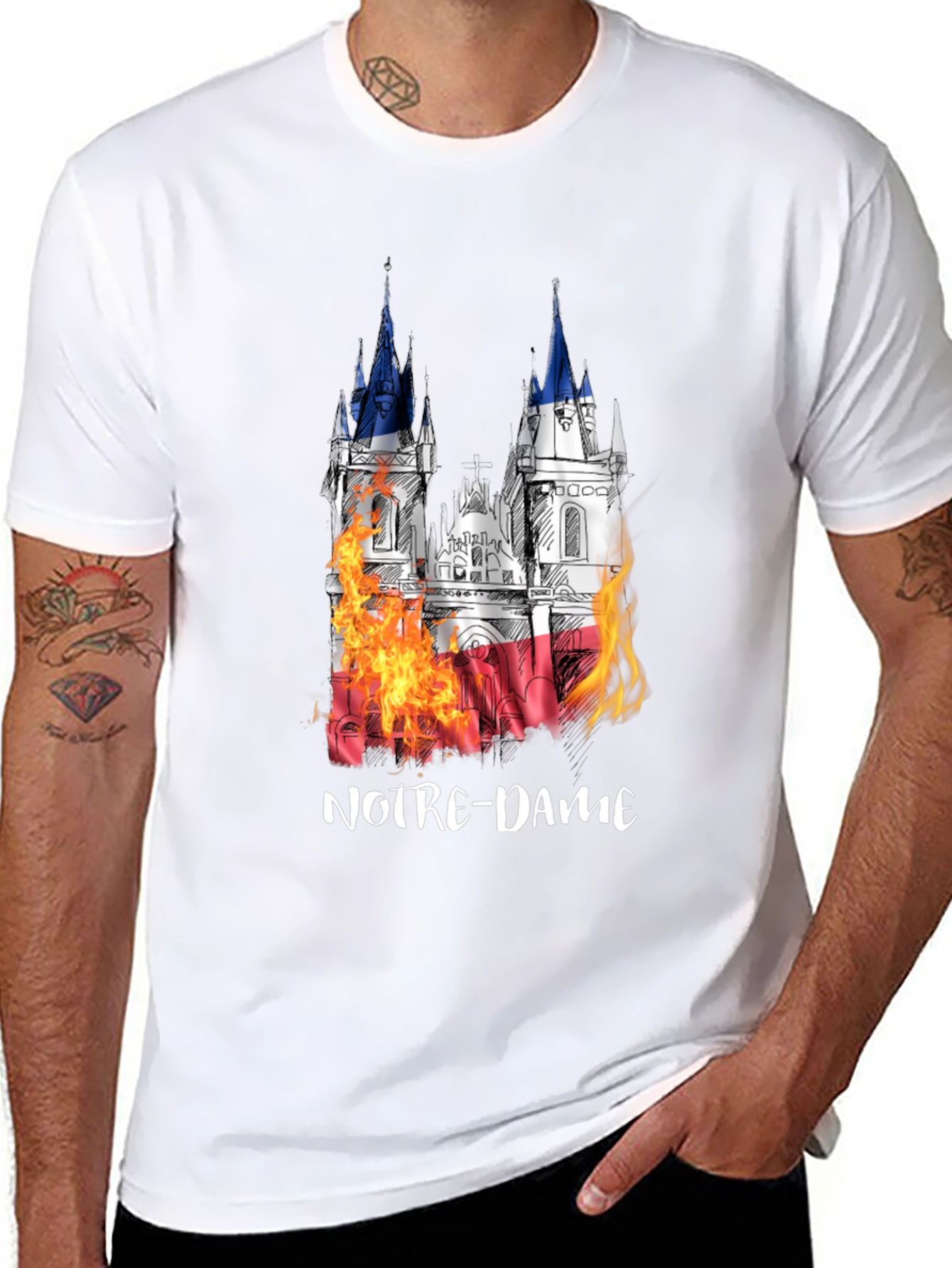 Notre Dame Cathedral Graphic Tee