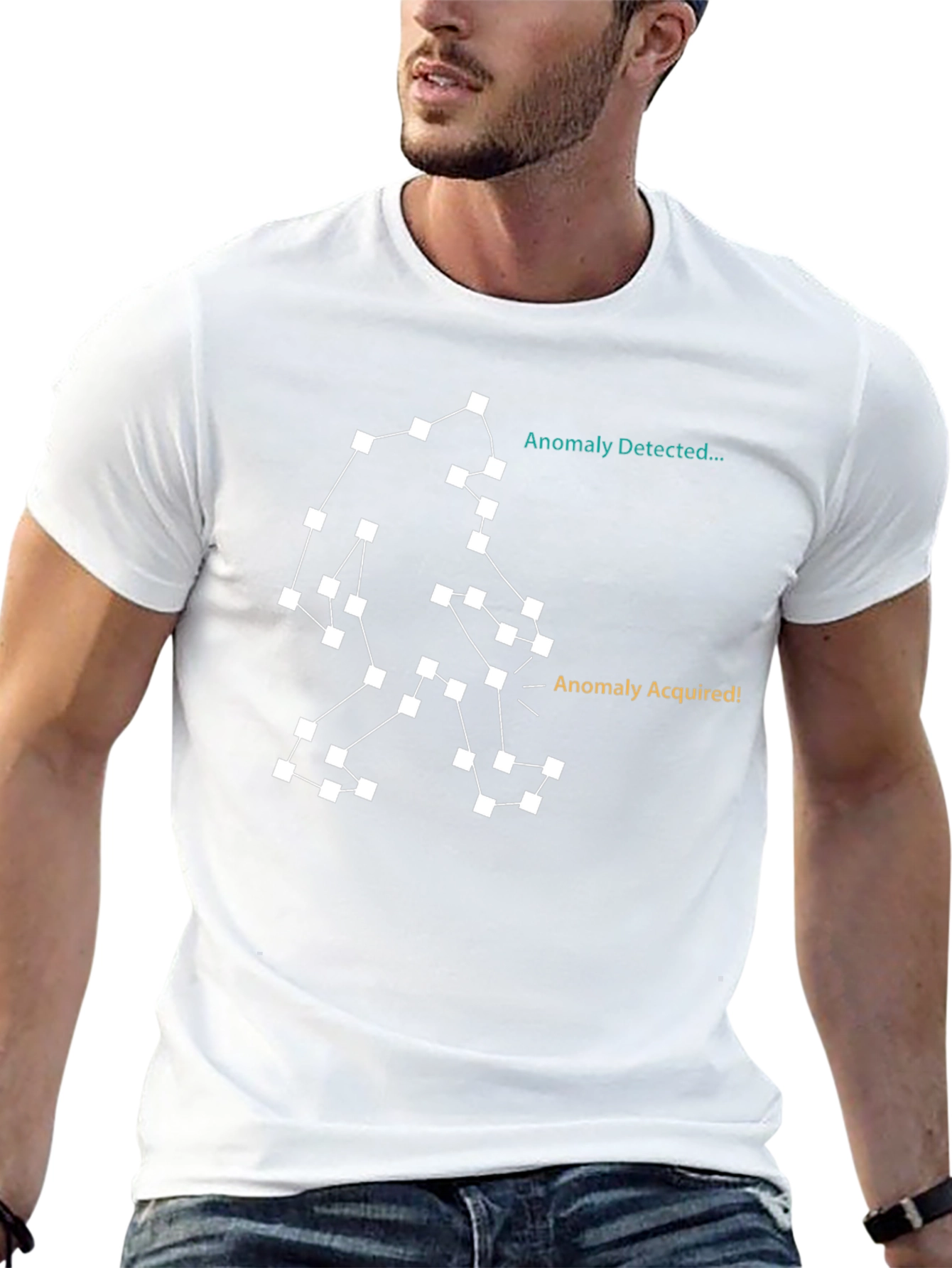 Anomaly Detected Bigfoot Graphic T-Shirt