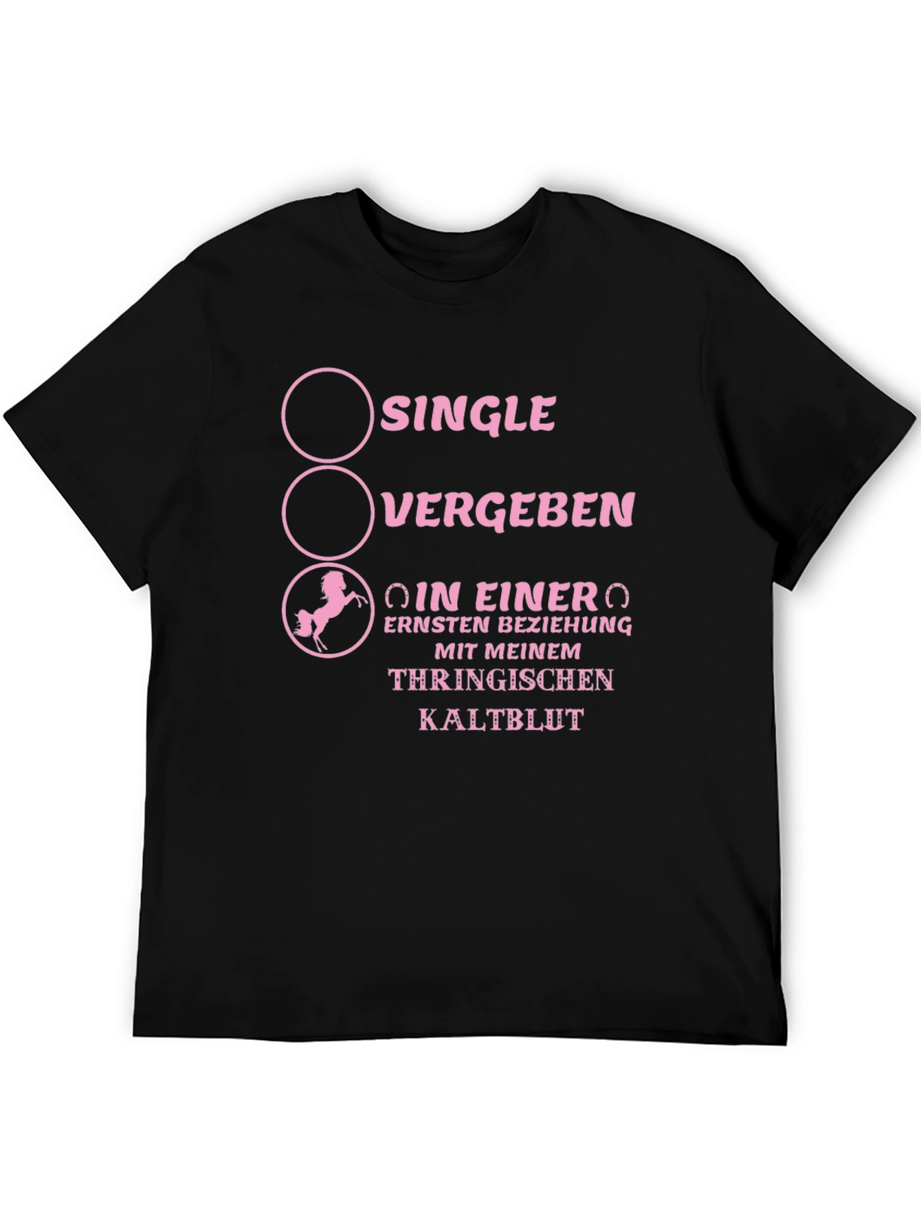 Single Taken Horse Lover T-Shirt