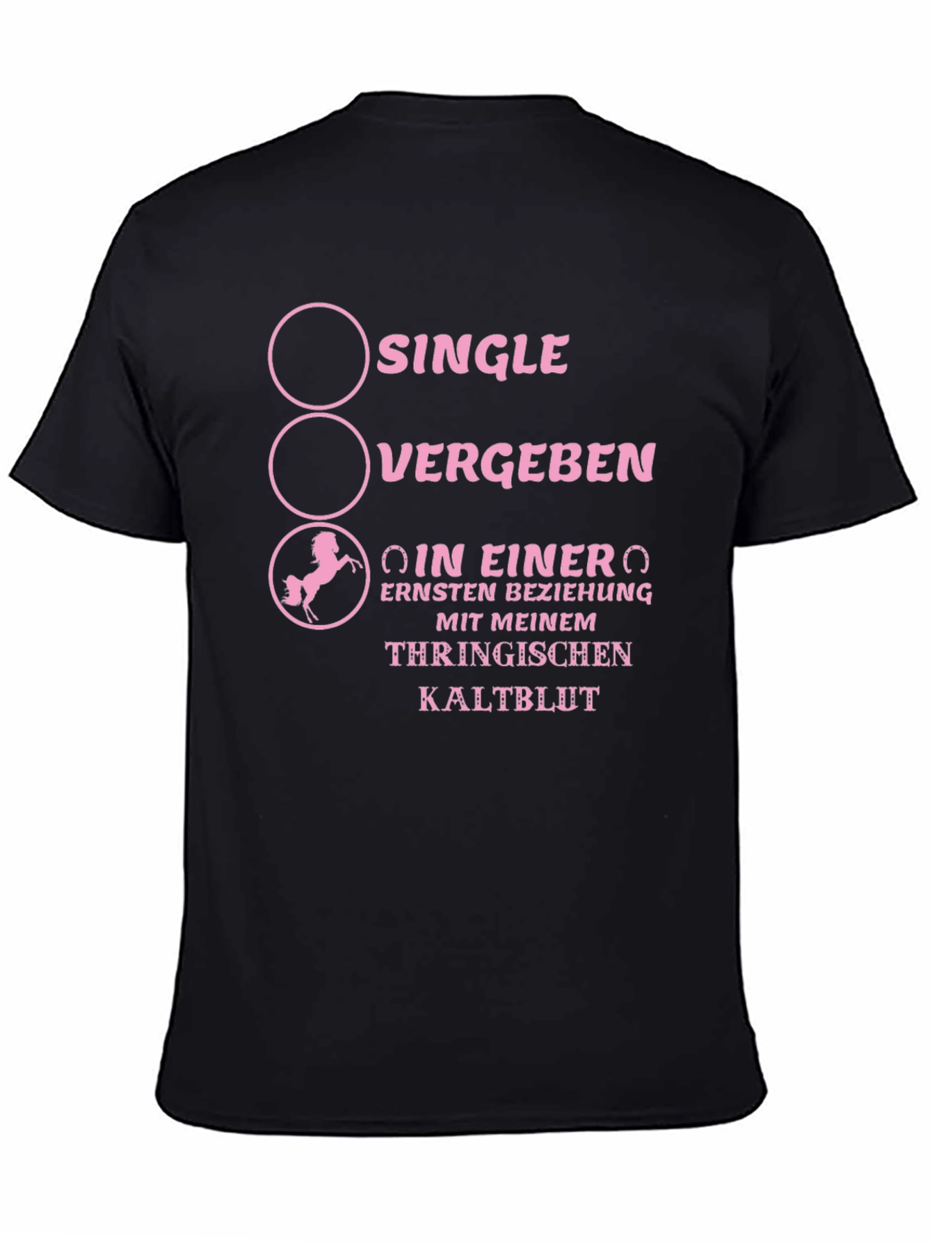 Single Taken Horse Lover T-Shirt