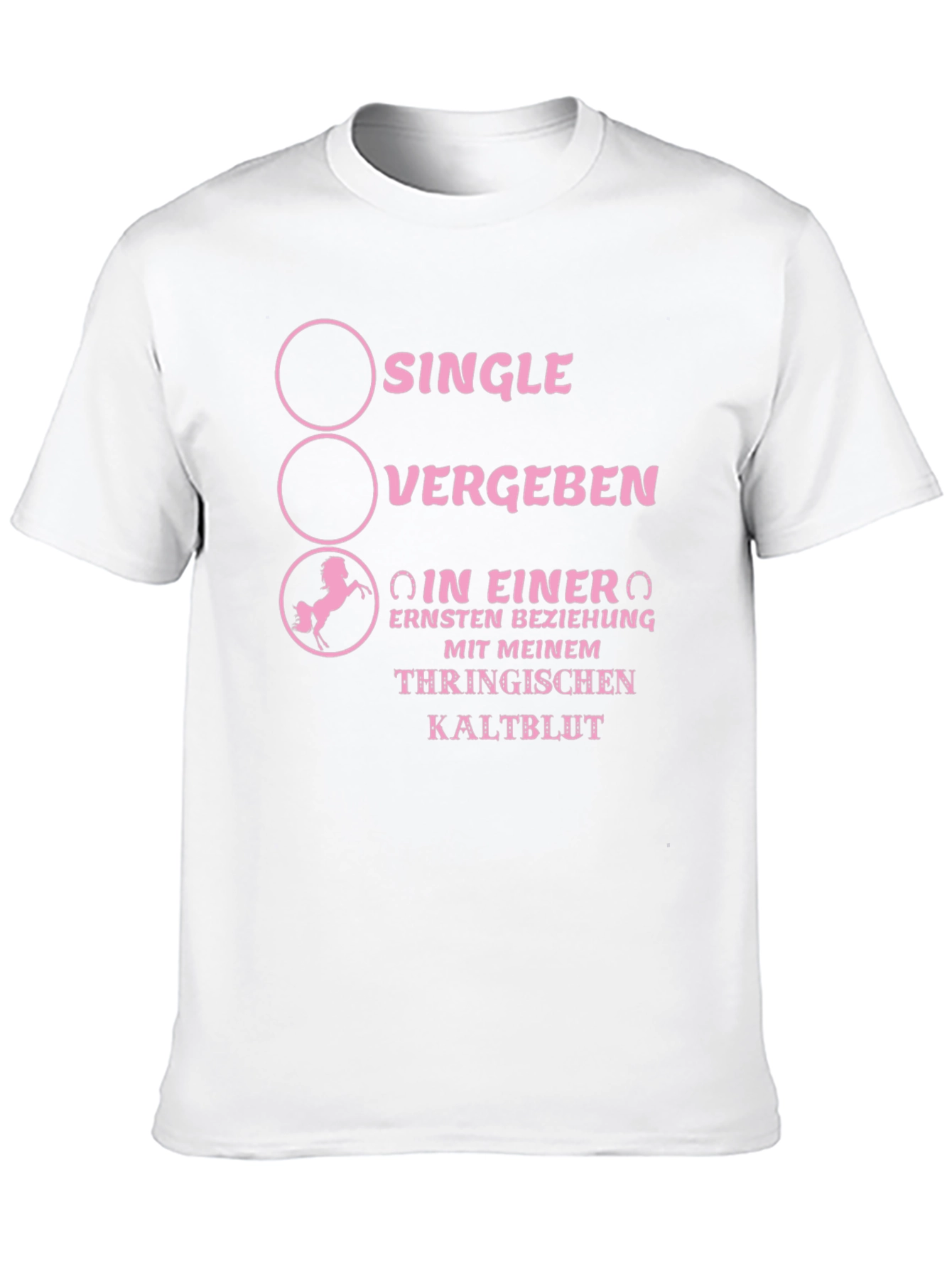 Single Taken Horse Lover T-Shirt