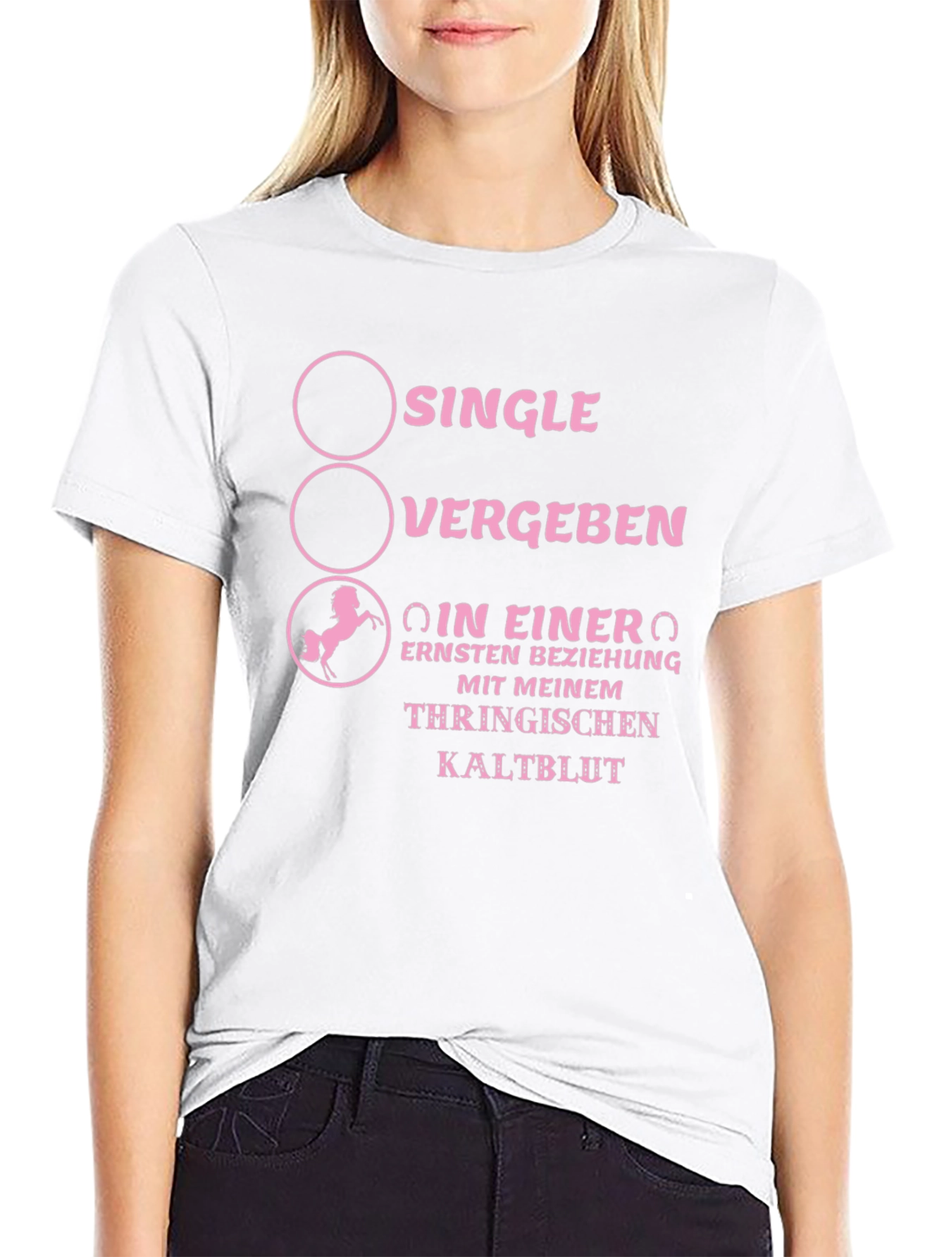 Single Taken Horse Lover T-Shirt