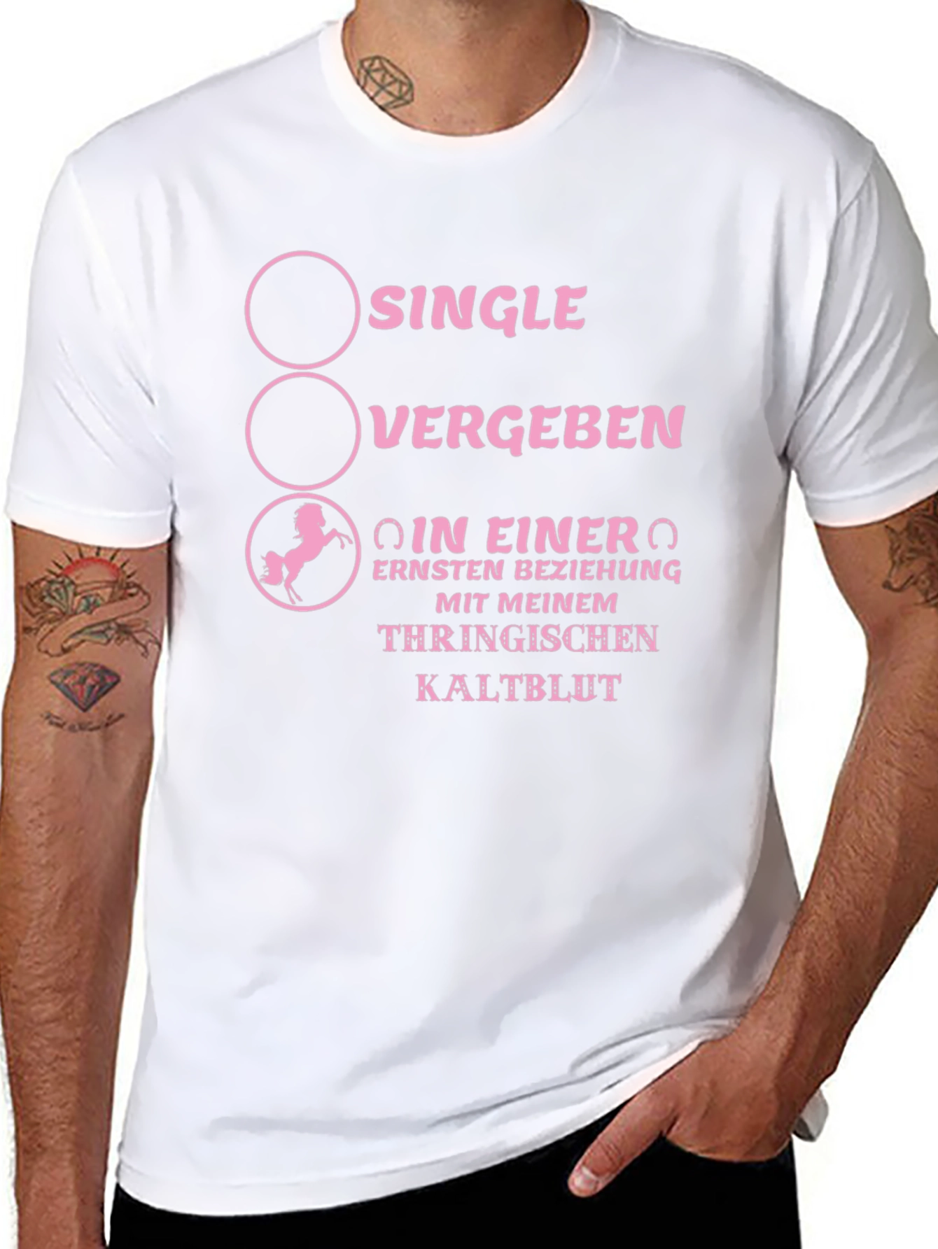 Single Taken Horse Lover T-Shirt