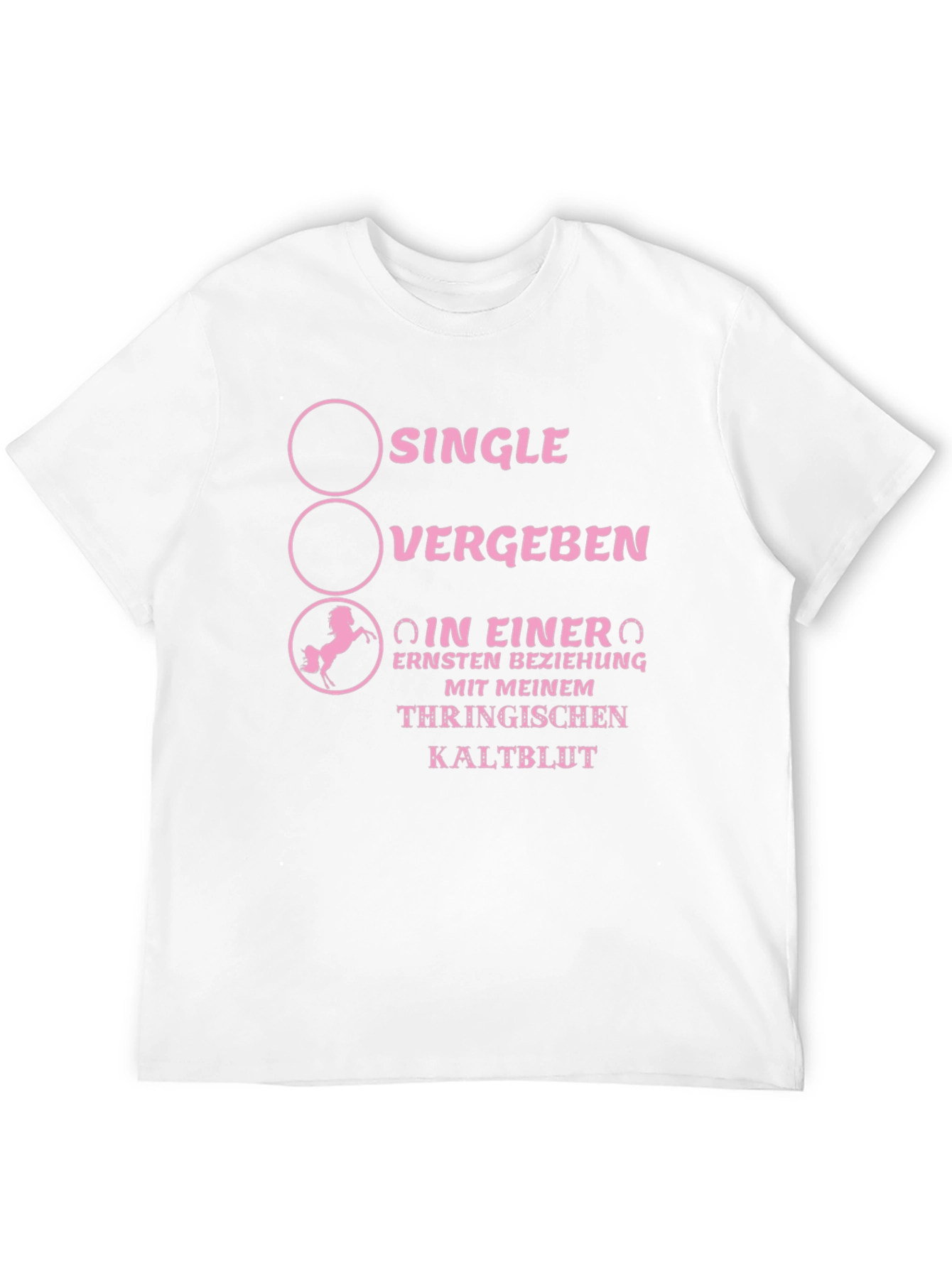 Single Taken Horse Lover T-Shirt