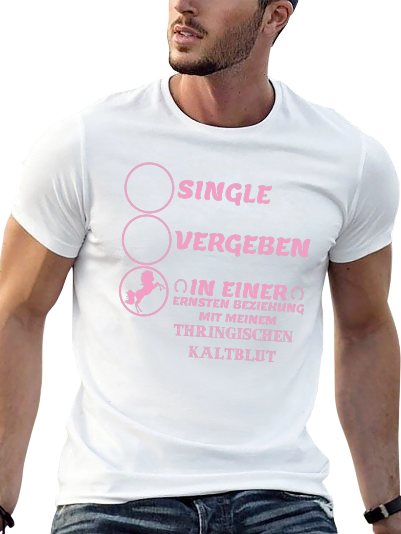 Single Taken Horse Lover T-Shirt