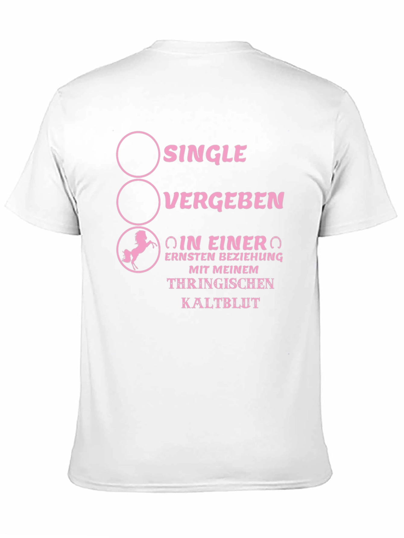 Single Taken Horse Lover T-Shirt